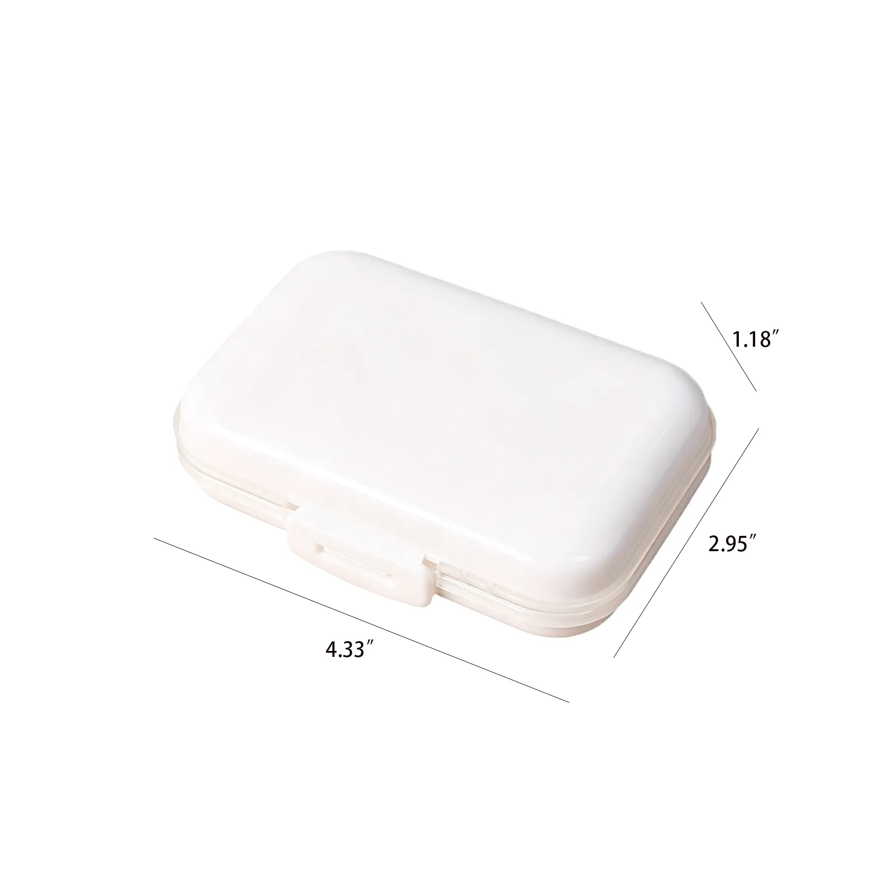 Travel Pill Organizer Case With Eight Compartments - Image 2