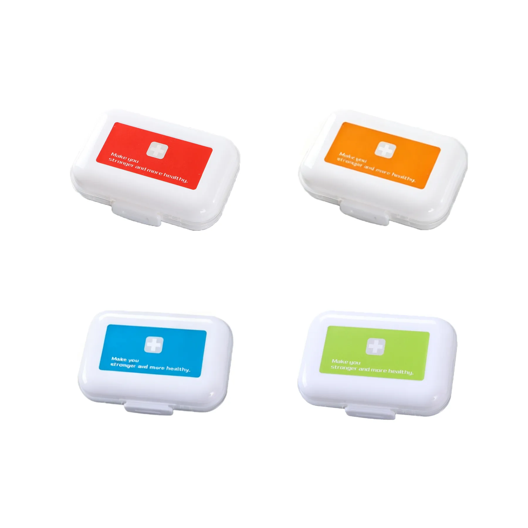 Travel Pill Organizer Case With Eight Compartments - Image 3