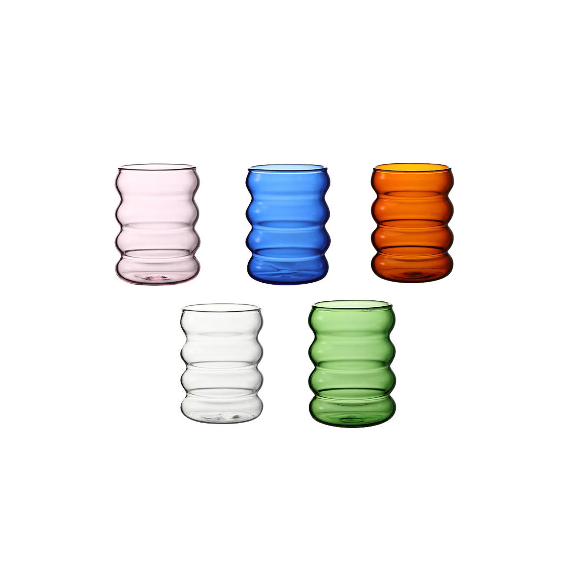 Borosilicate 13 Oz Creative Glass Tumbler Cup - Image 3