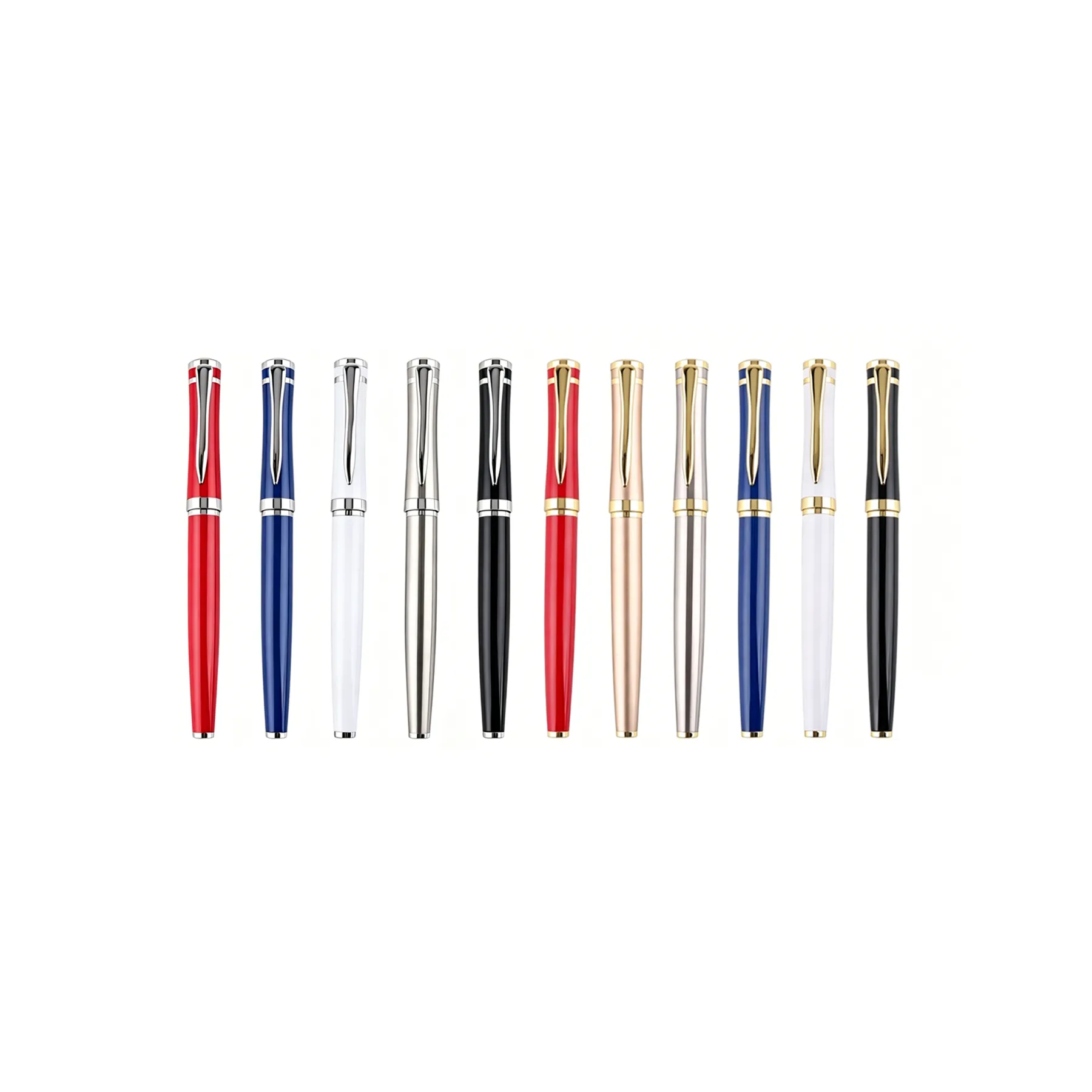 Black Metal Signature Pen Set With Custom Gift Box - Image 3