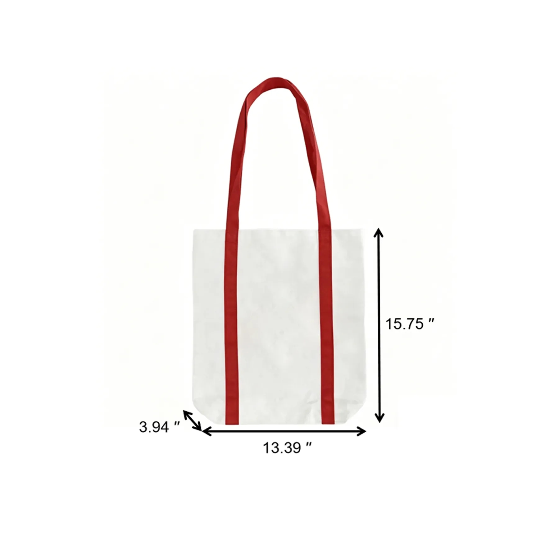 Canvas Soccer Fan Tote Bag With Comfortable Shoulder Strap - Image 2