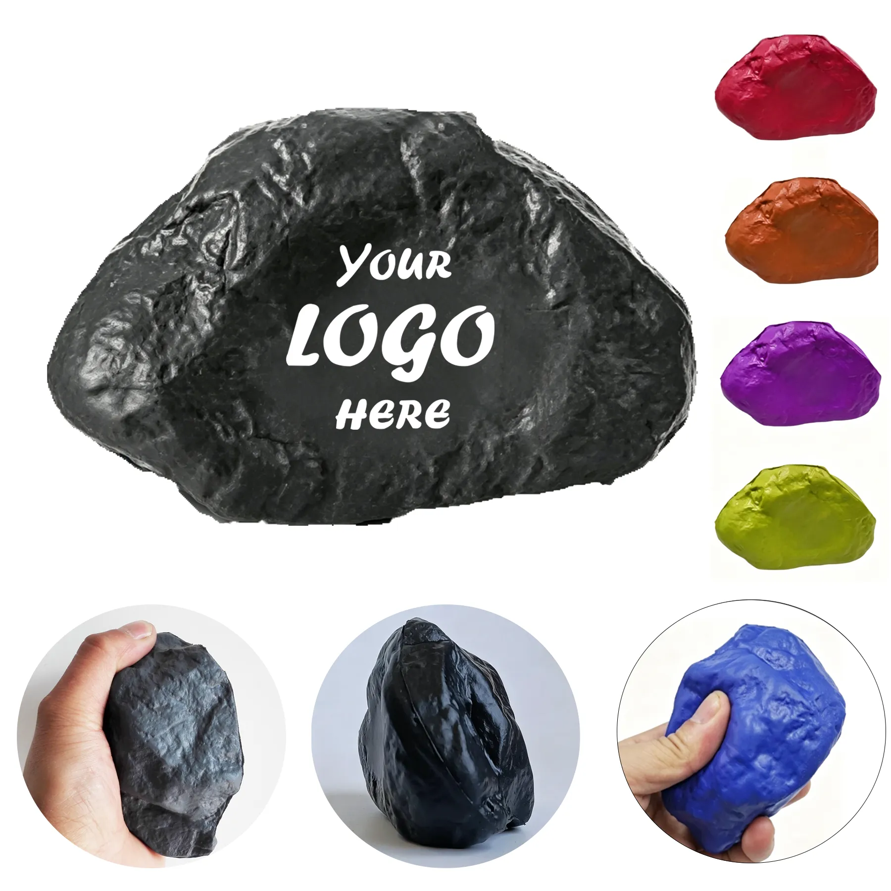 Custom Shape Stone Pressure Stress Ball For Relaxation