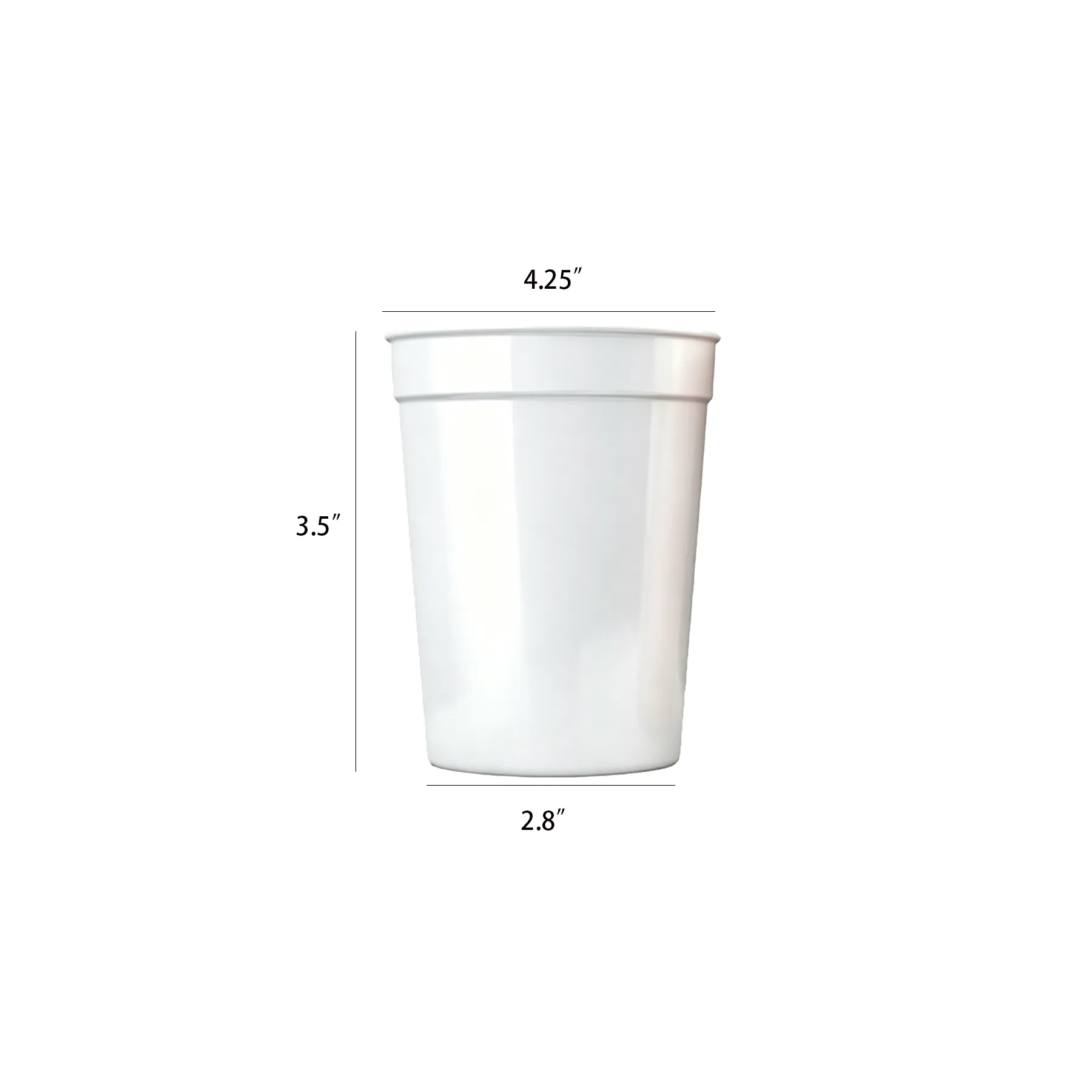 16 Oz Reusable Bride Party Plastic Cup For Events - Image 2