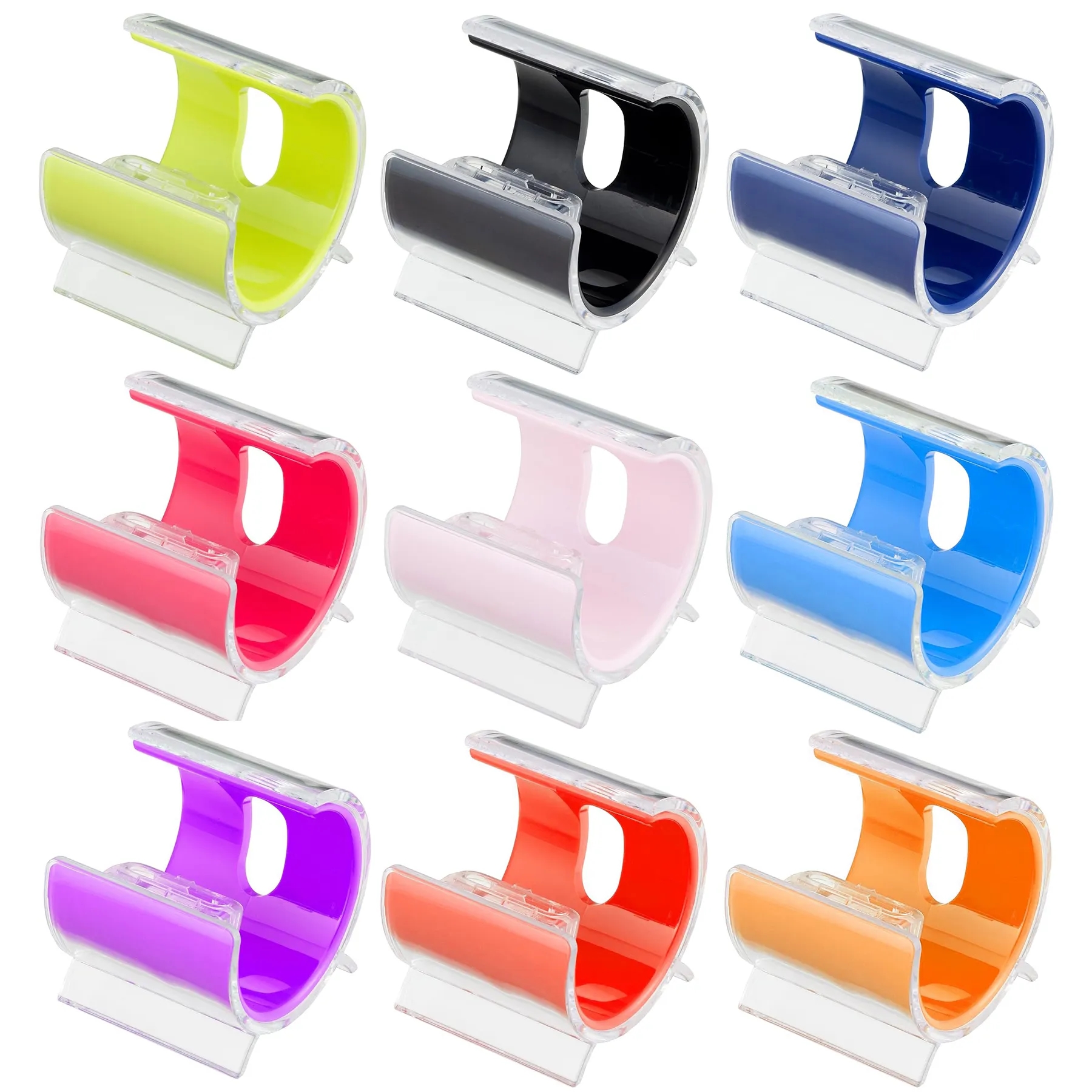 Round Cell Phone Holder For Desk And Viewing Angle - Image 3