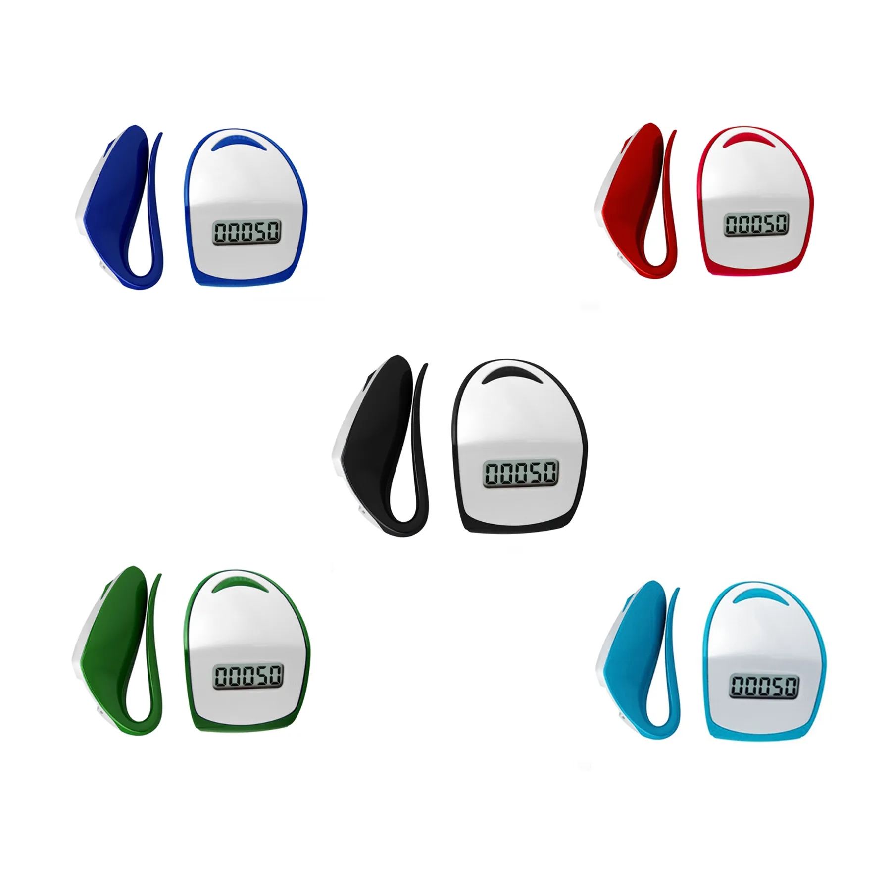 Compact LCD Step Tracking Pedometer With Belt Clip - Image 3