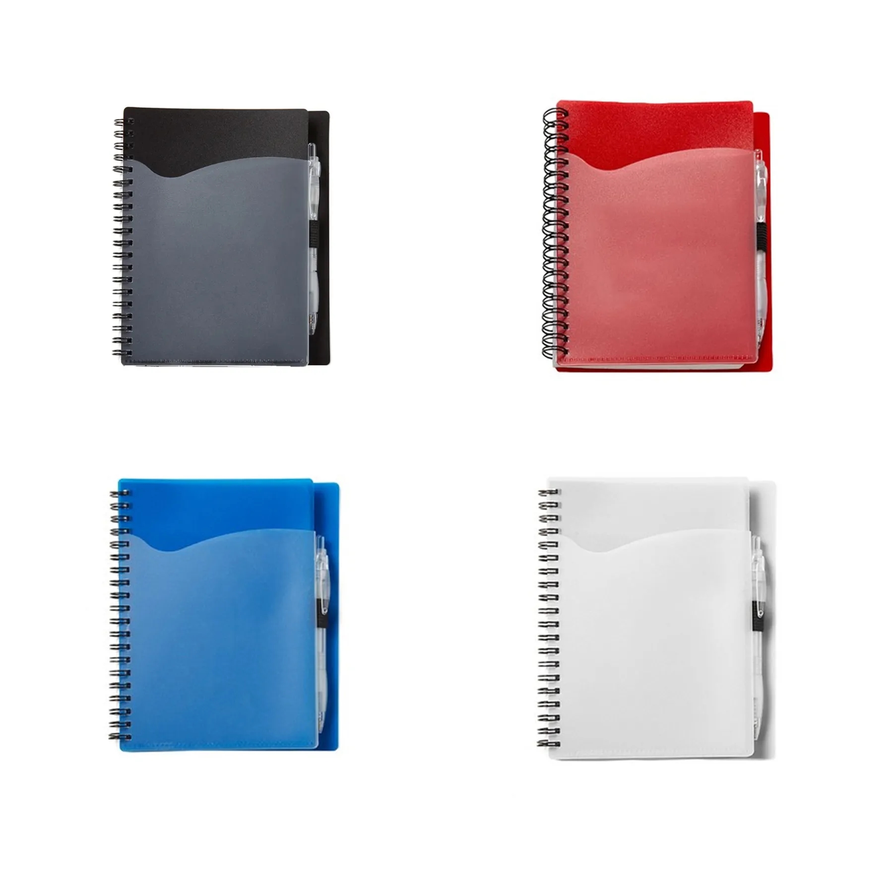 Spiral Notebook With Front Pocket Pen Loop And Matching Writ - Image 4