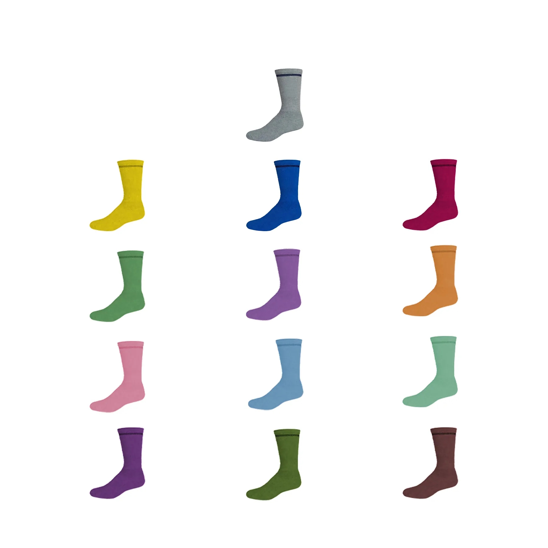 Premium Full Cushion Crew Socks With Knit In Logo - Image 4