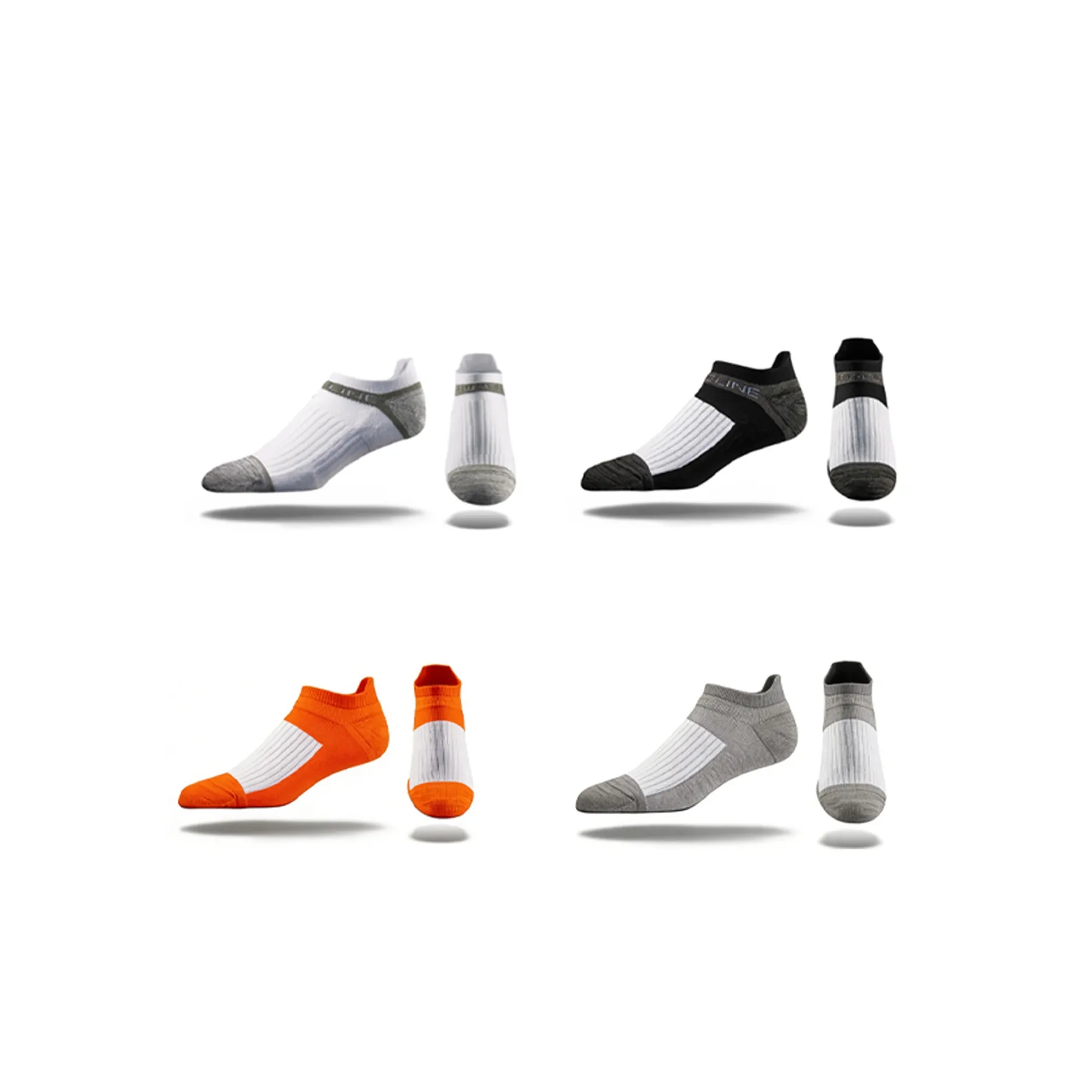 Premium Athletic Low Cut Socks With Full Color Window - Image 3