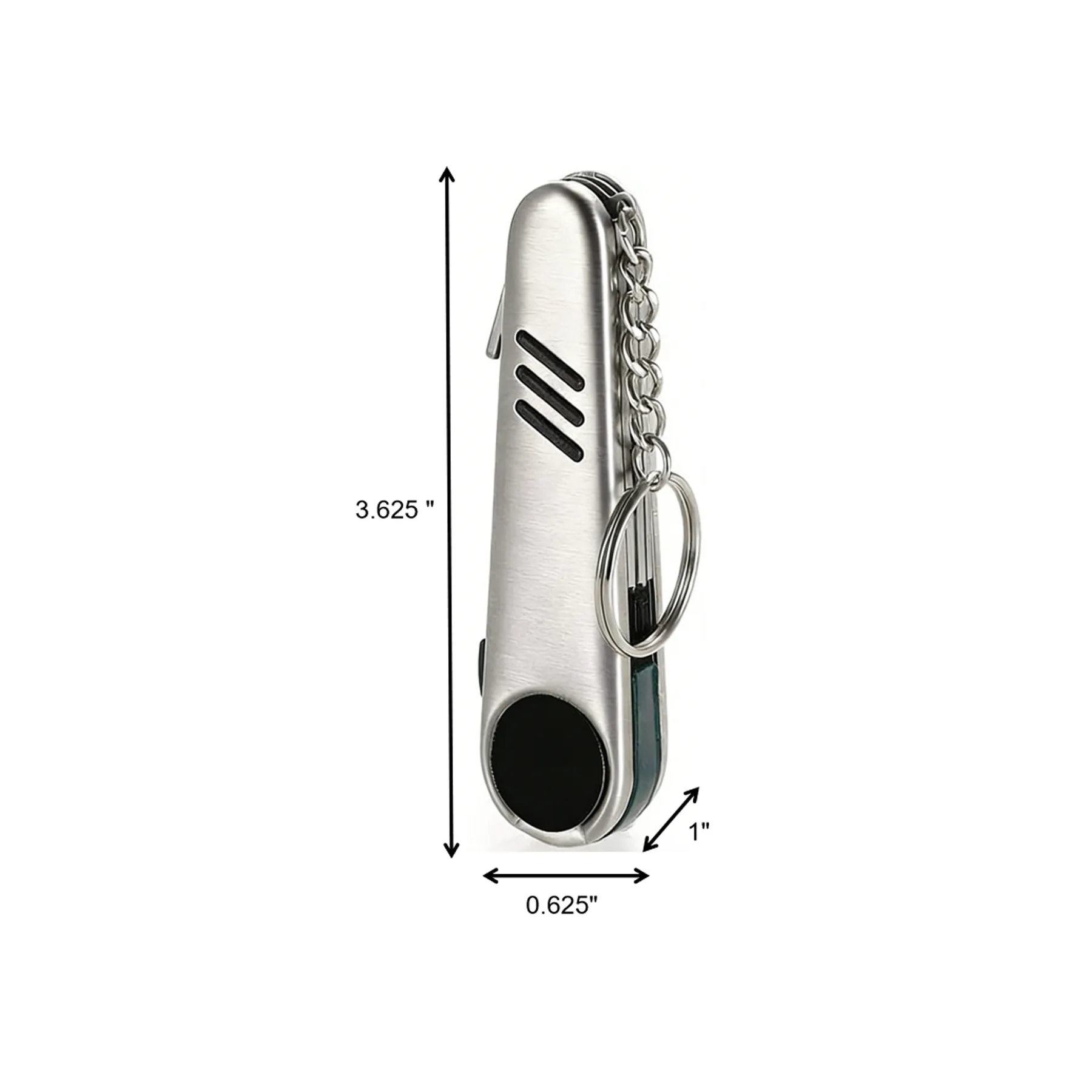 Stainless Steel Golf Tool Keyholder With Ball Marker - Image 2