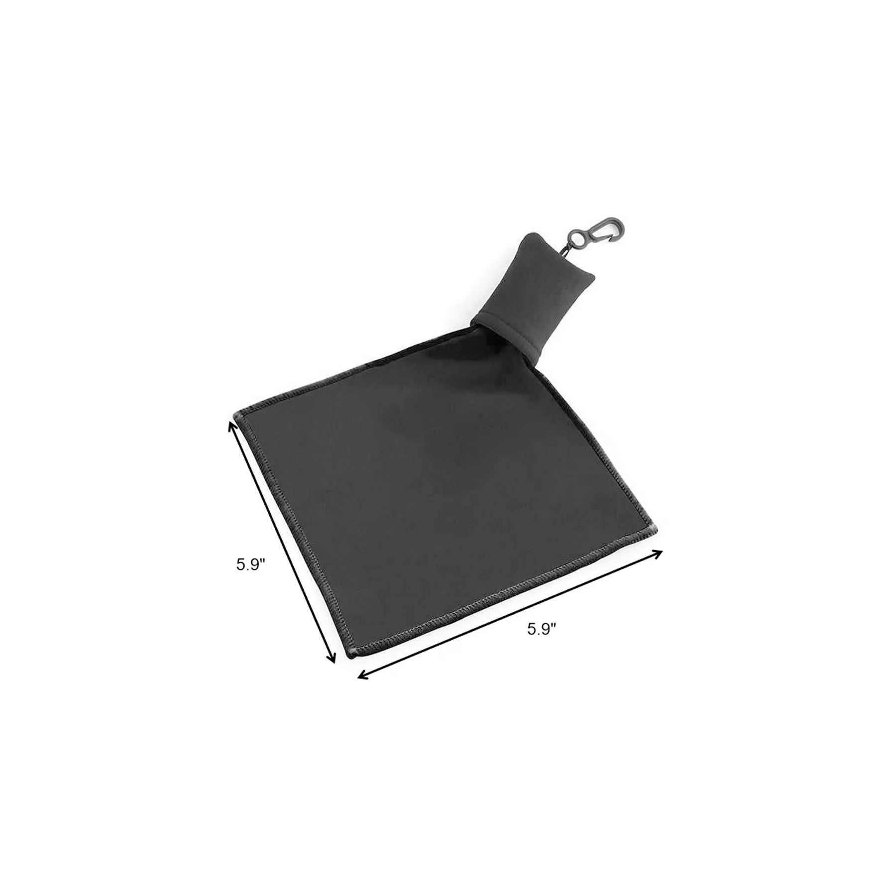 Microfiber Screen Cleaning Cloth Pouch Keychain Set - Image 2