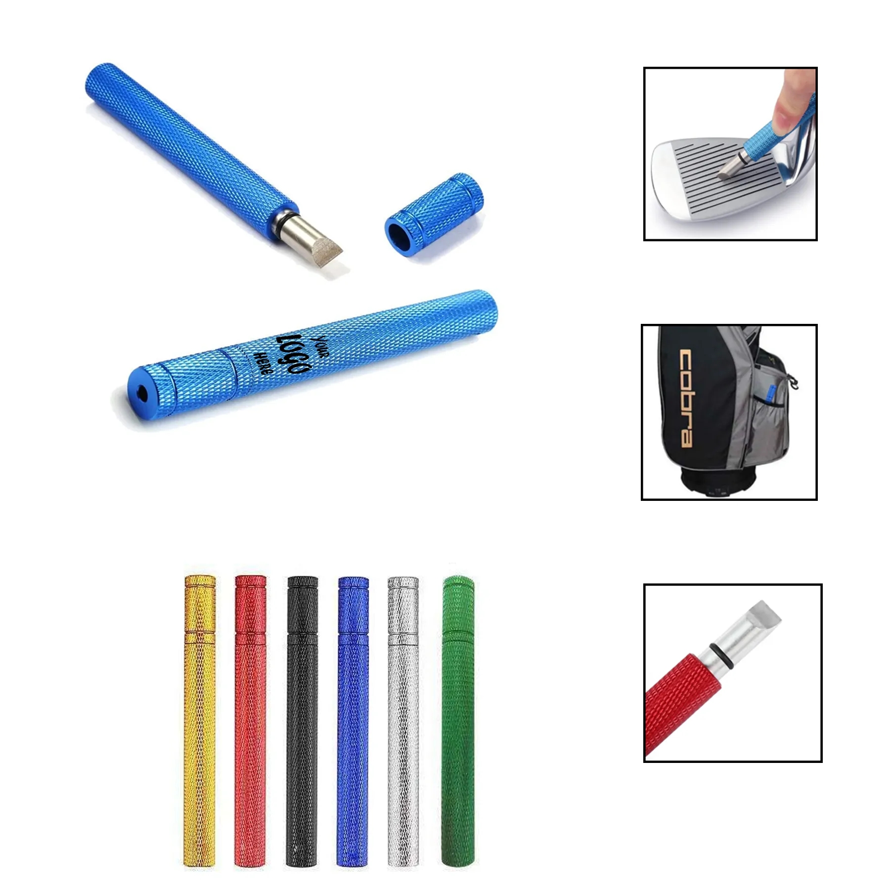 Portable Golf Groove Cleaner Sharpener Repair Tool