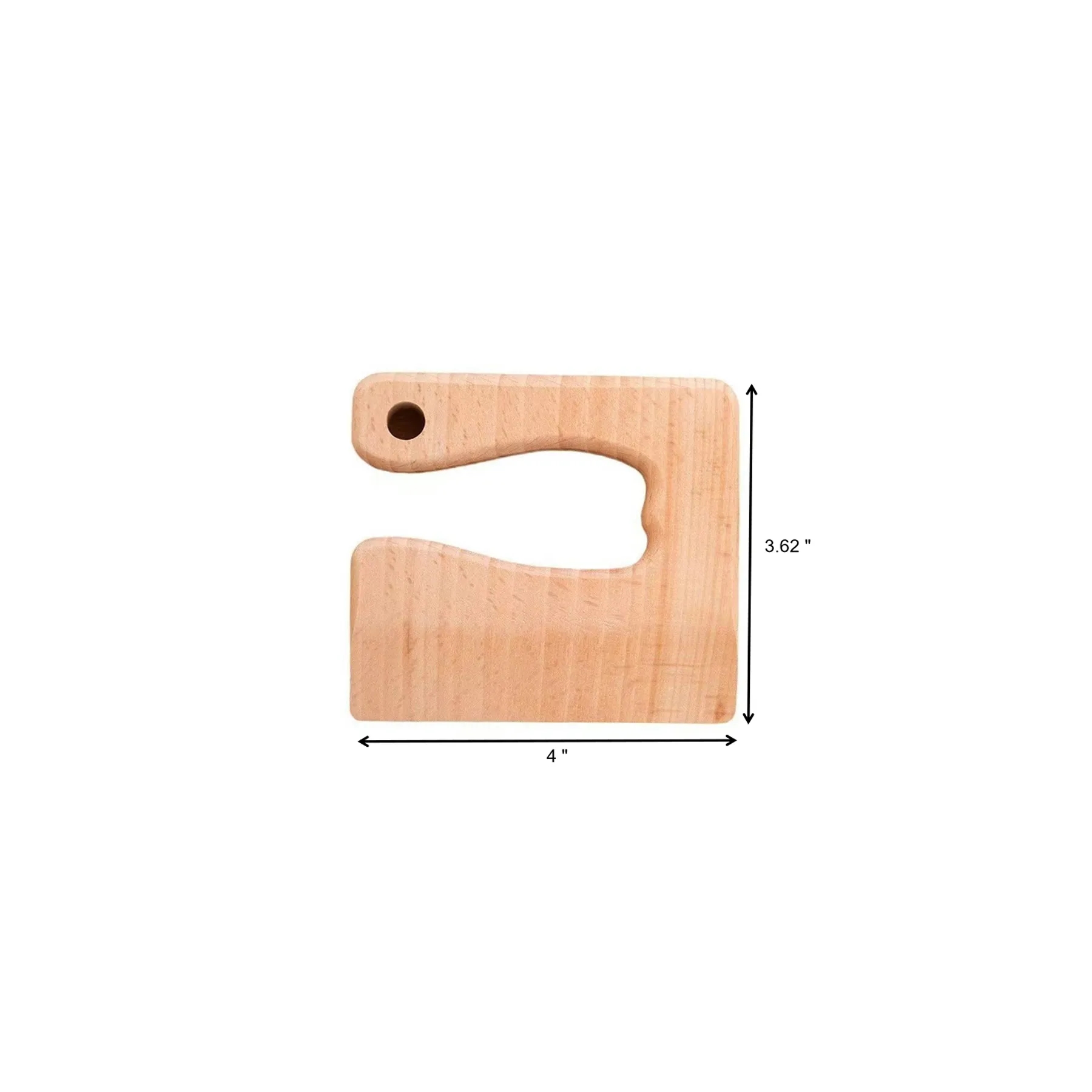 Safe Wooden Kids Training Knife For Food Prep Play - Image 2