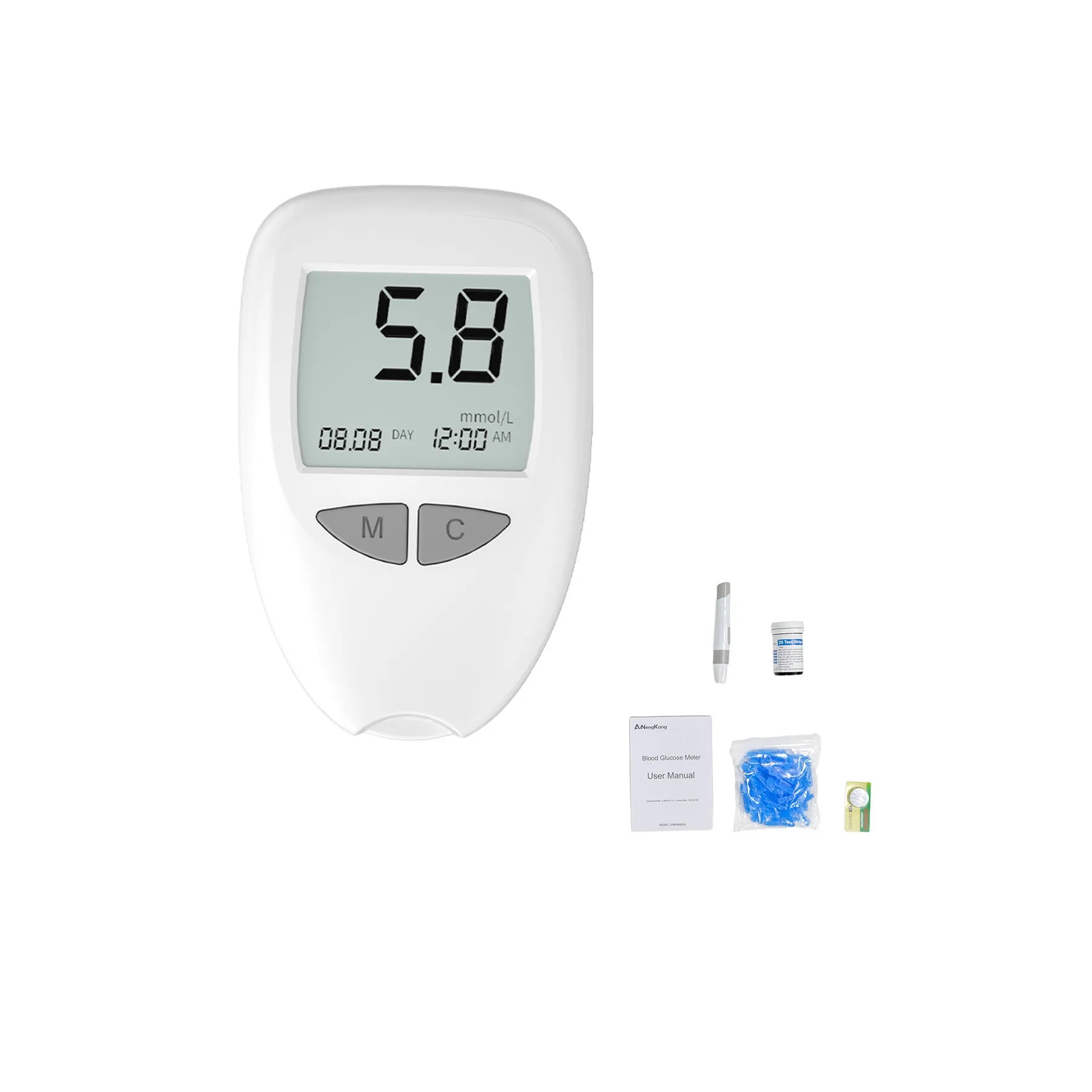 Home Blood Glucose Meter Set For Easy Daily Testing - Image 3
