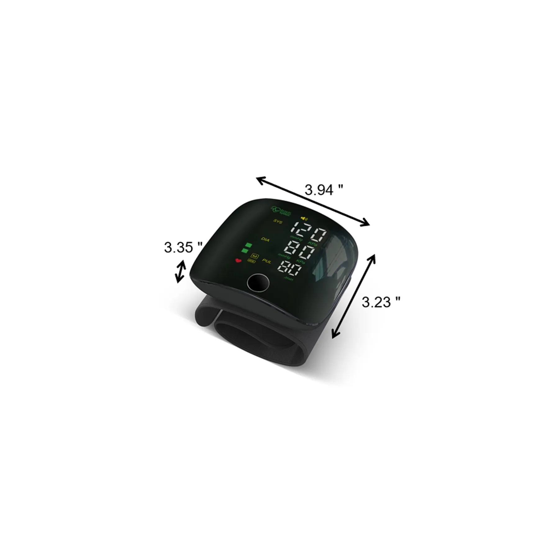 Rechargeable Wrist Blood Pressure Monitor With Memory - Image 2