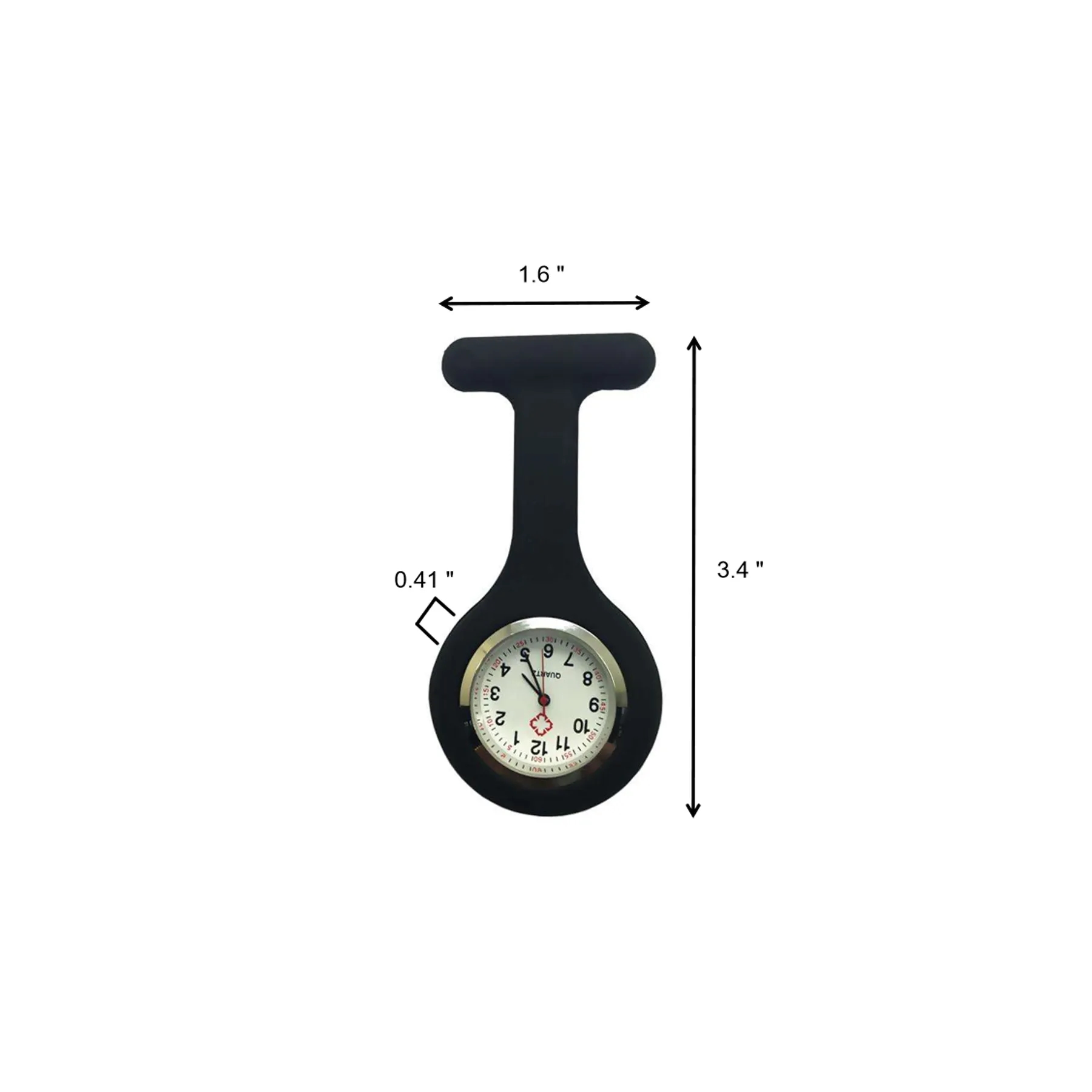 Silicone Nurse Clip Watch For Daily Care And Travel - Image 2