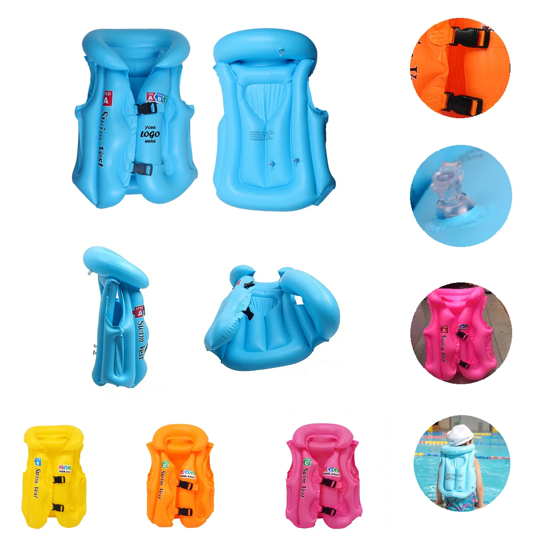 Inflatable Life Jacket For Water Sports And Travel