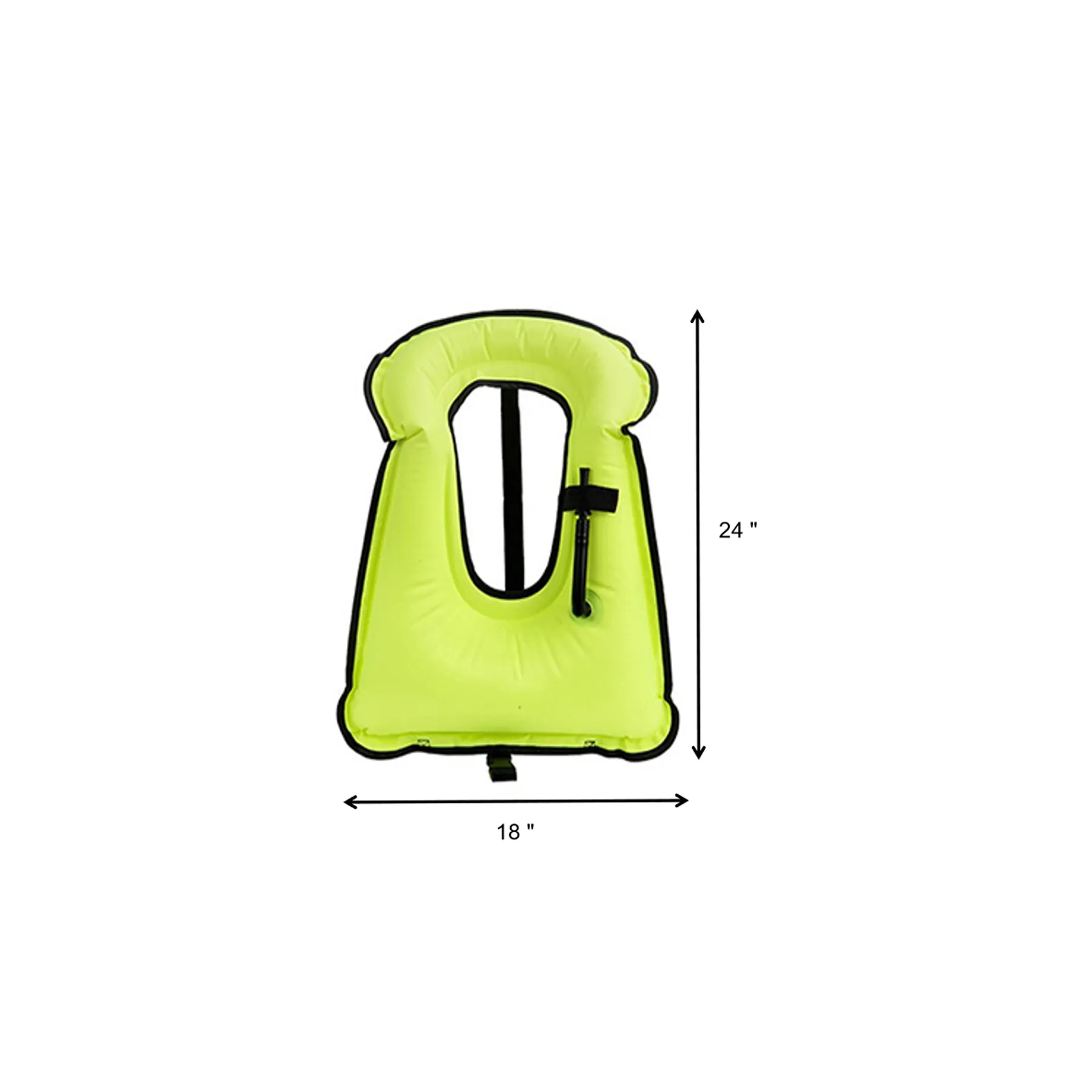 Adjustable Inflatable Snorkel Vest For Water Travel - Image 2