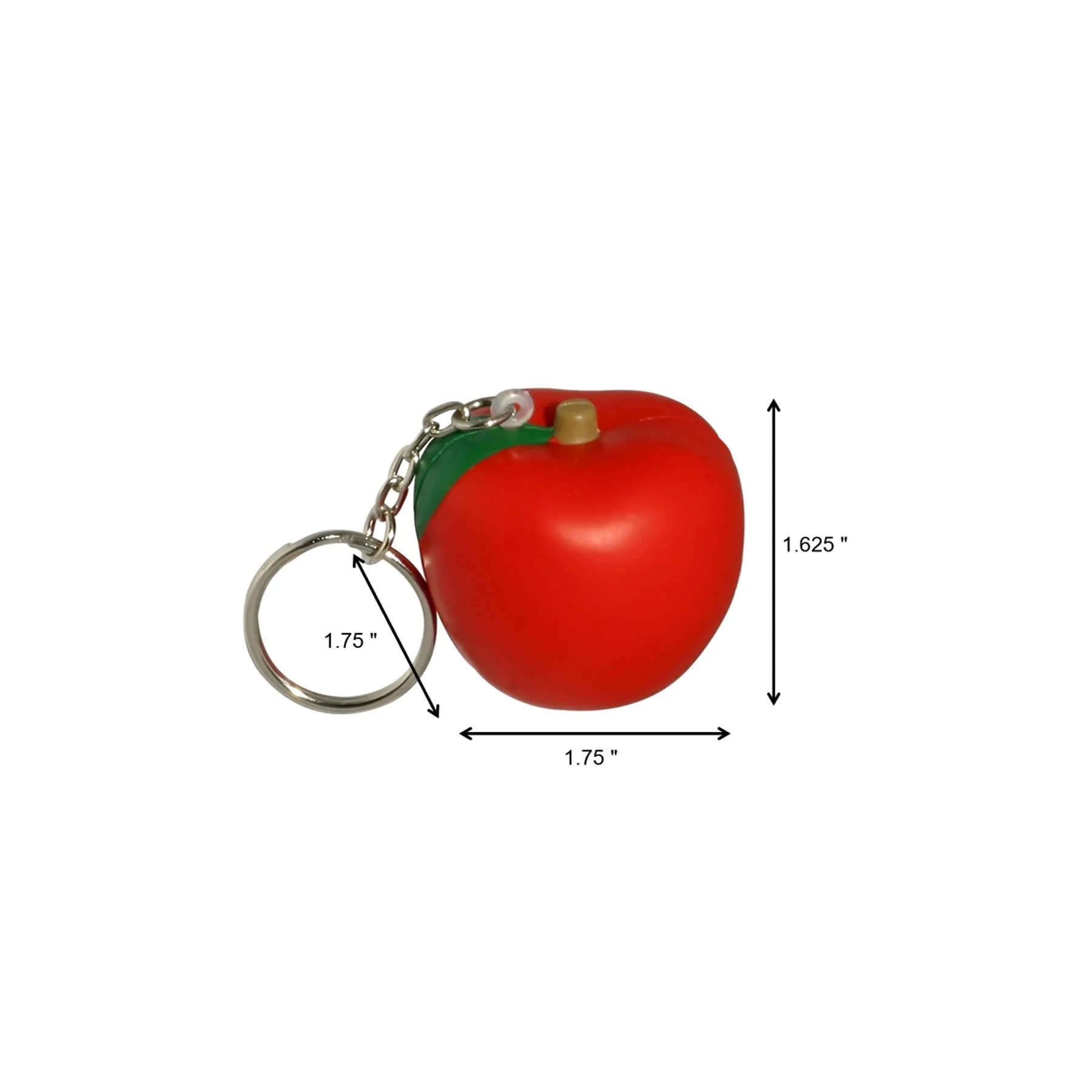 Soft Apple Stress Reliever Key Chain For Daily Carry - Image 2