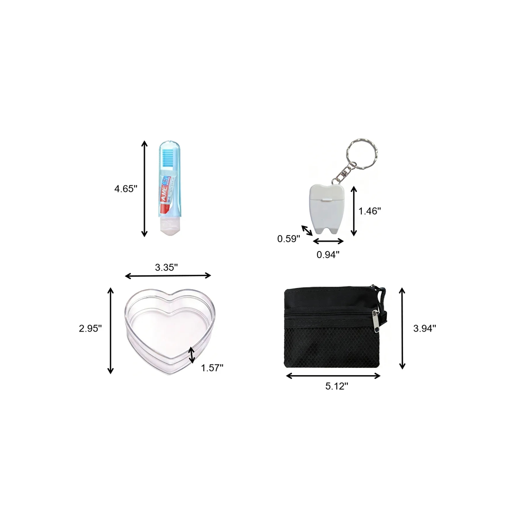 Travel Fresh Breath Kit In Reusable Mesh Pouch - Image 2