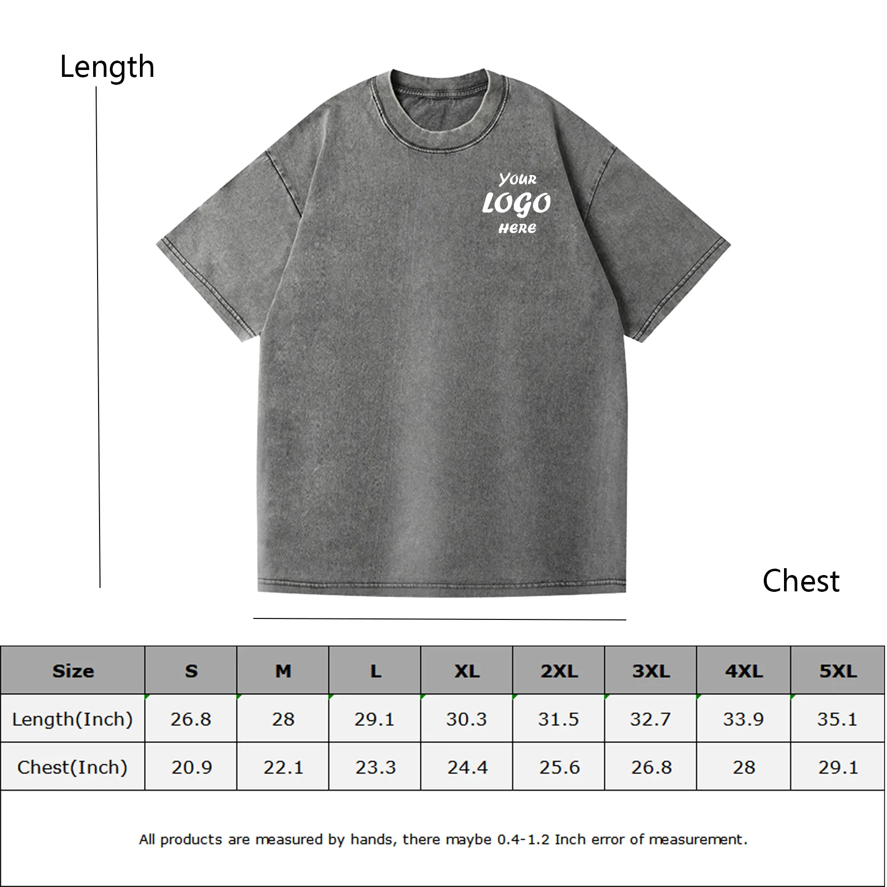 Premium Washed Cotton Oversized Unisex T Shirt - Image 2