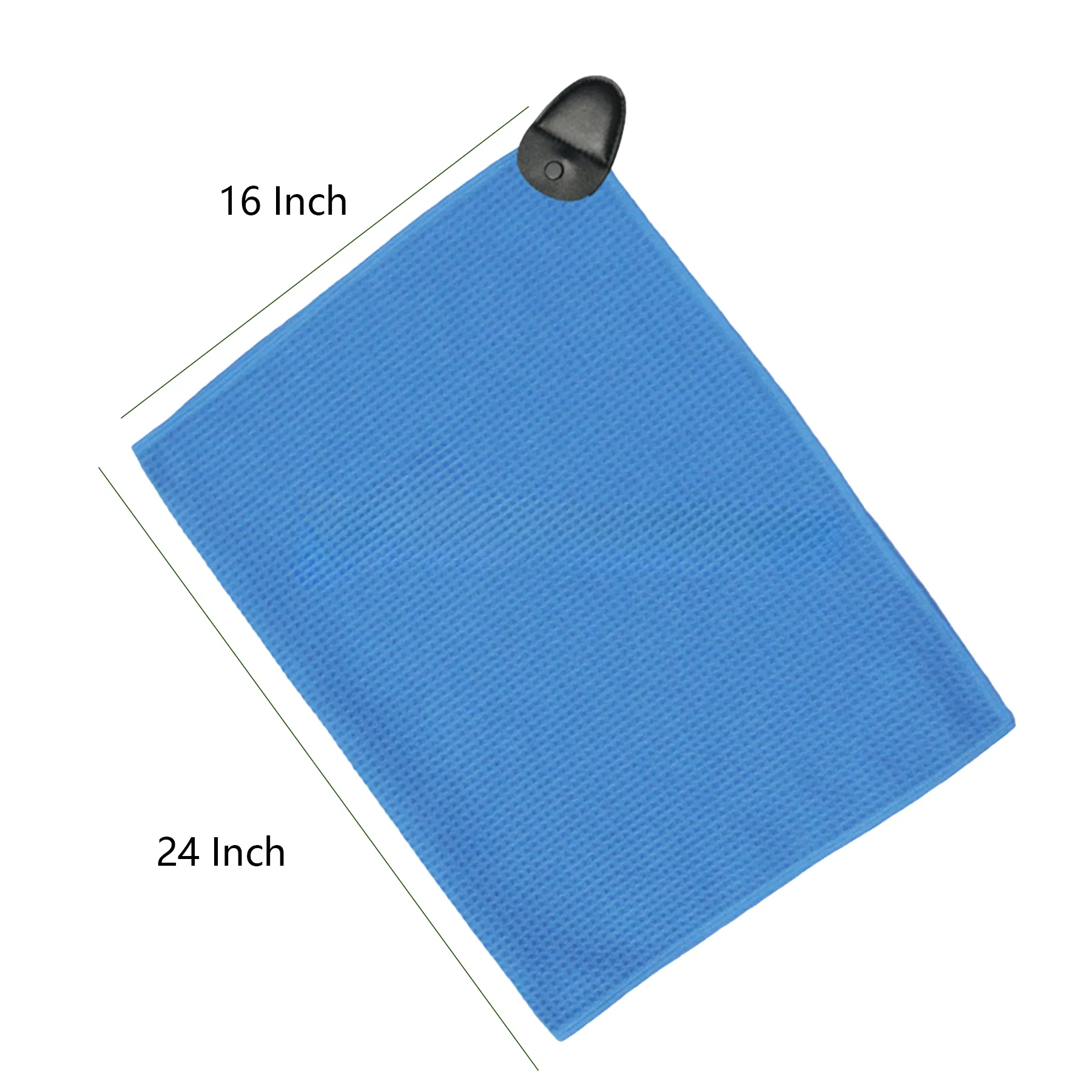 Magnetic Waffle Microfiber Golf Towel With Clip - Image 2