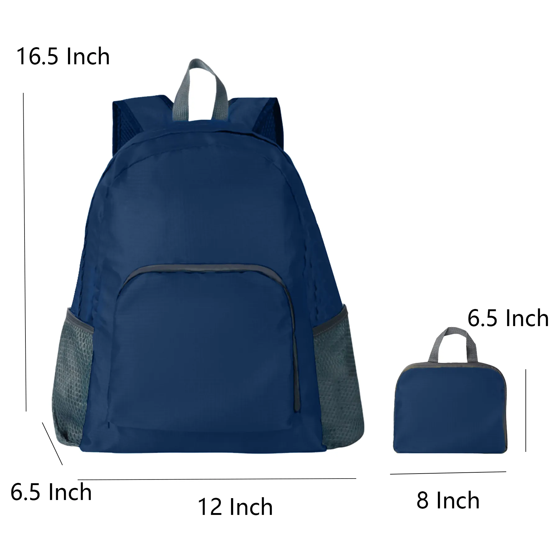Lightweight Foldable Hiking Backpack With Laptop Sleeve - Image 2