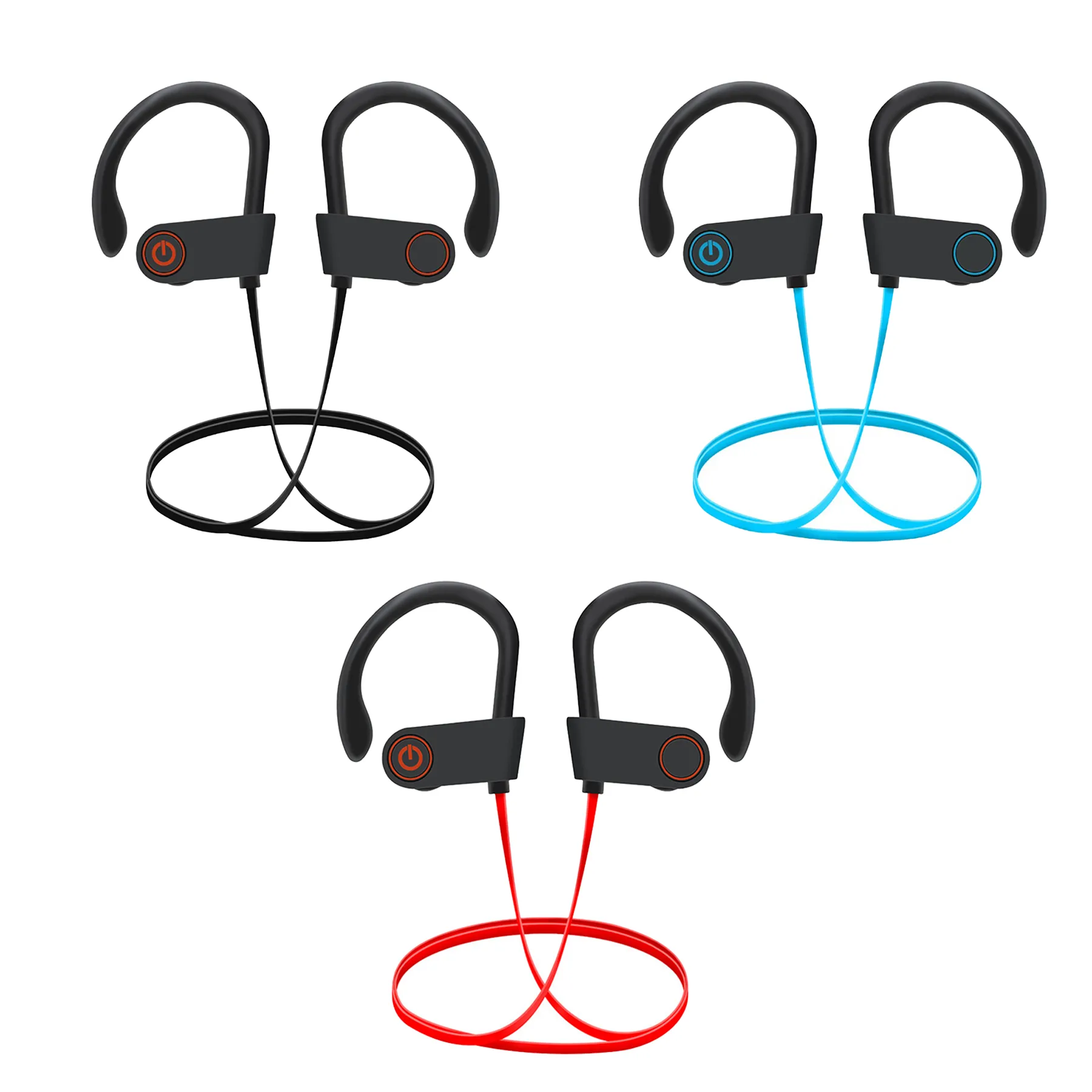 Waterproof Bluetooth Sports Earbuds With Mic - Image 3