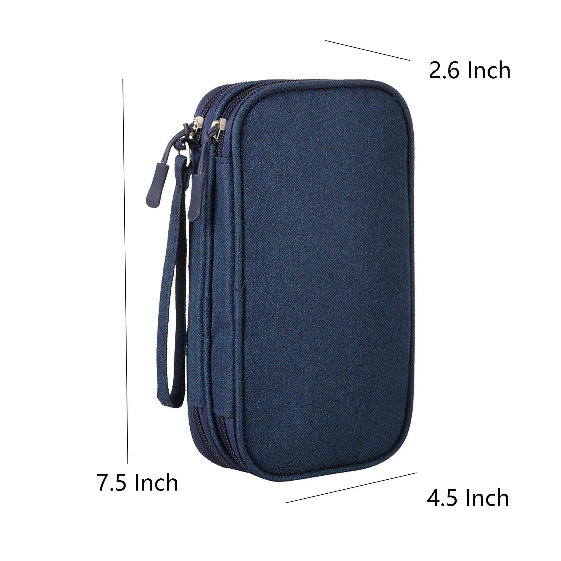 Travel Cable Organizer Pouch With Handle - Image 2