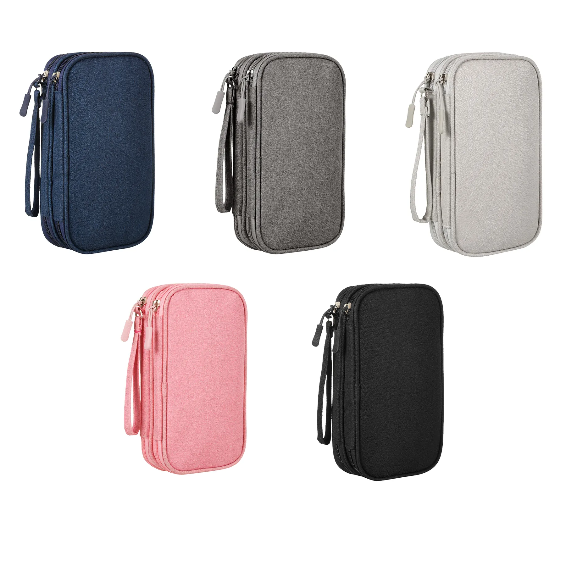 Travel Cable Organizer Pouch With Handle - Image 3