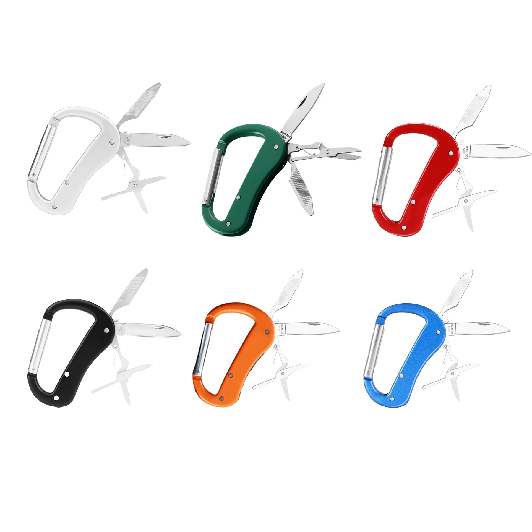 Heavy Duty Aluminum Multi Tool Carabiner - Image 3
