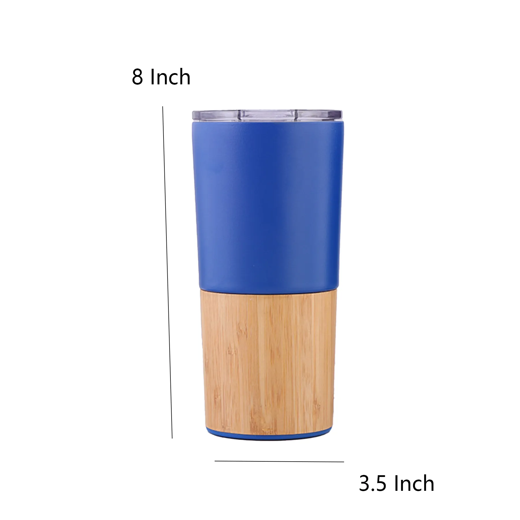 Bamboo Insulated Tea Tumbler With Steel Liner Cup Mug - Image 2