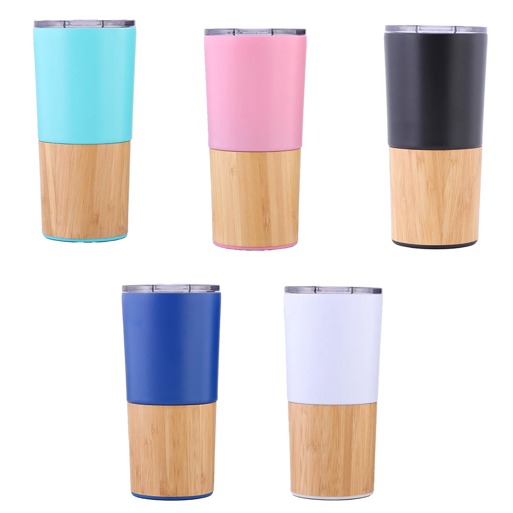 Bamboo Insulated Tea Tumbler With Steel Liner Cup Mug - Image 4