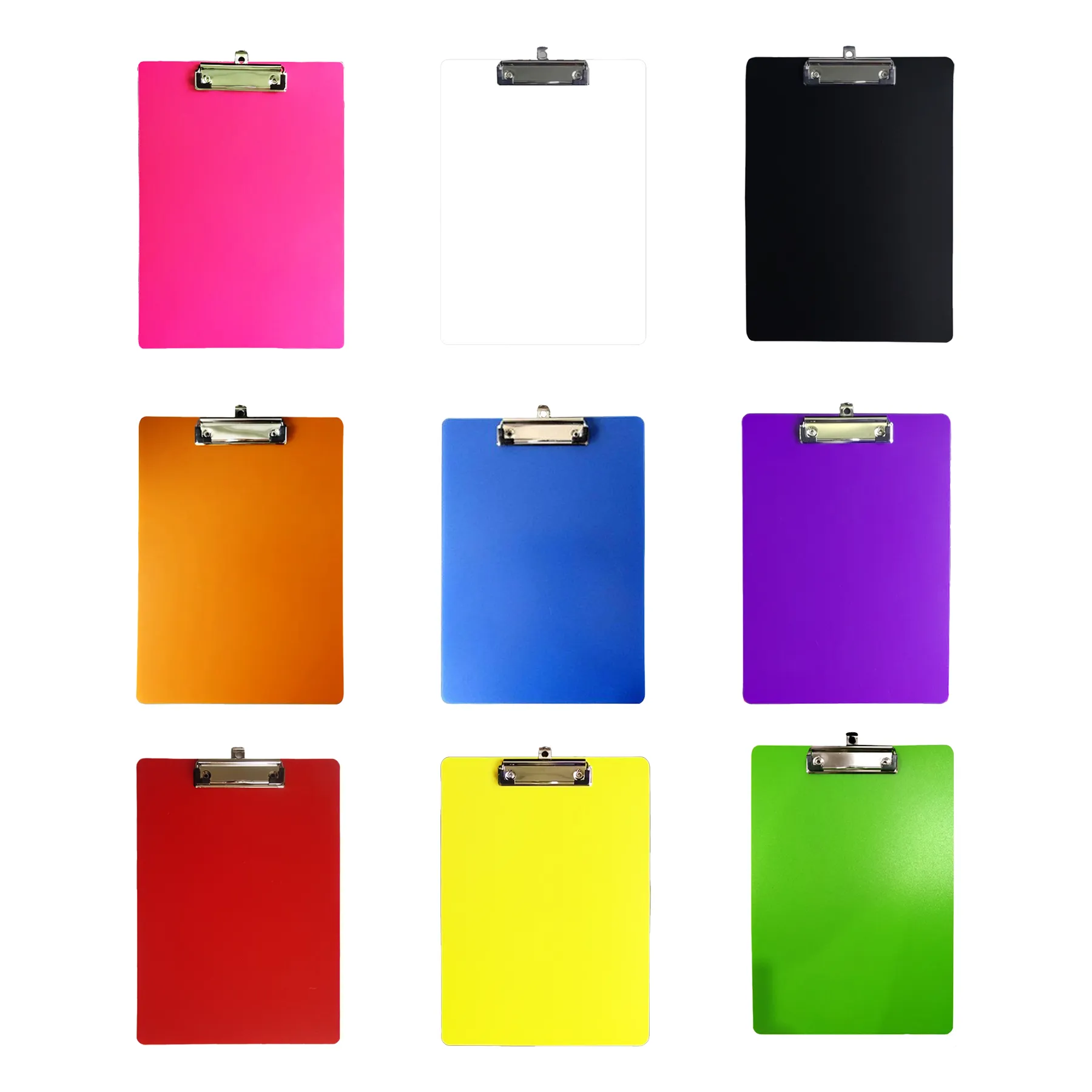 Compact Plastic Clipboard With Strong Low Profile Clip - Image 2