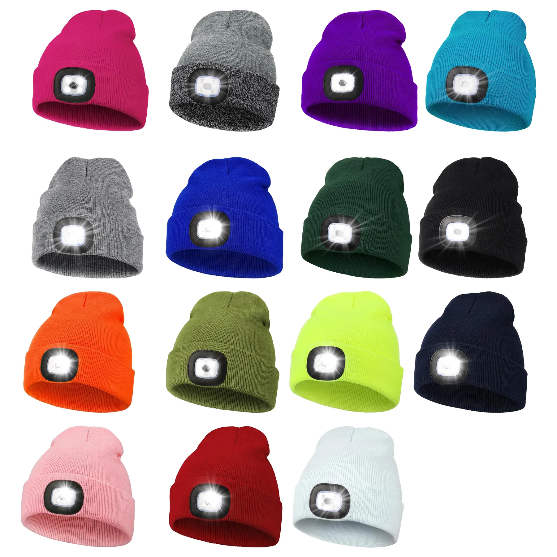 LED Beanie Hat With Built In Light - Image 3