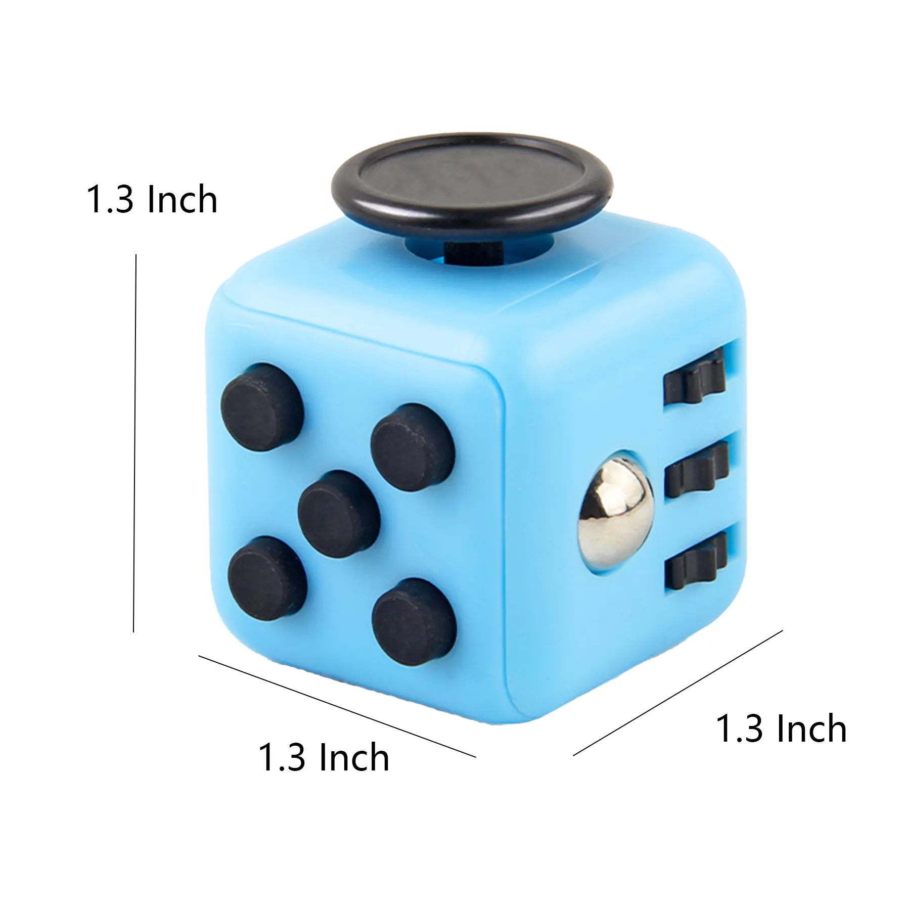 Dice Style Fidget Cube Stress Relief Toy - Image 2