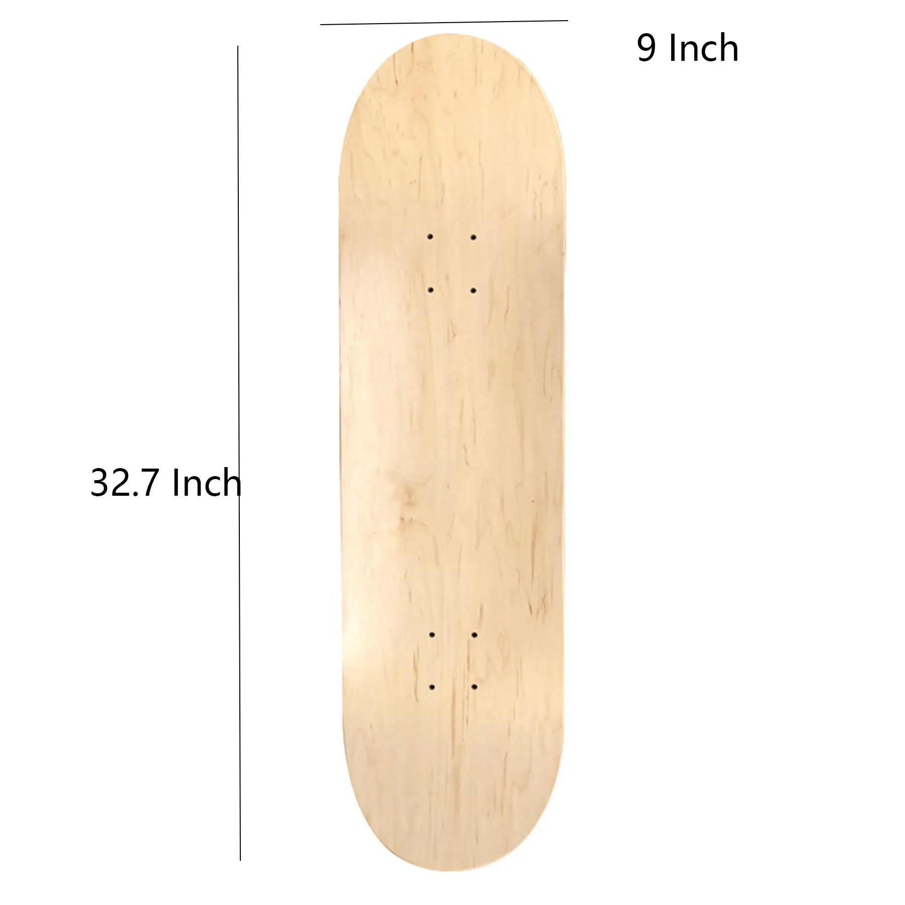 Custom Maple Wood Skateboard Deck - Image 2