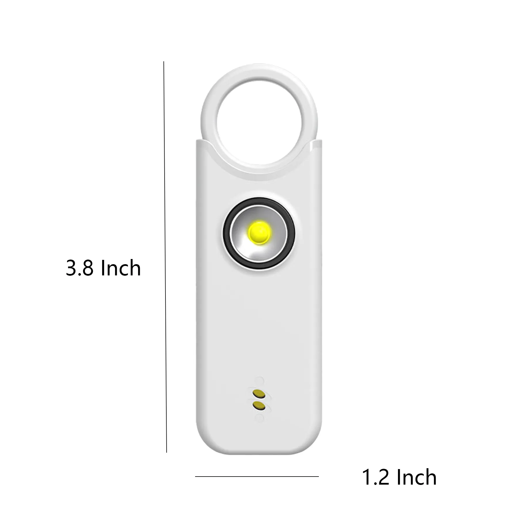 Rechargeable Personal Safety Alarm Keychain - Image 2