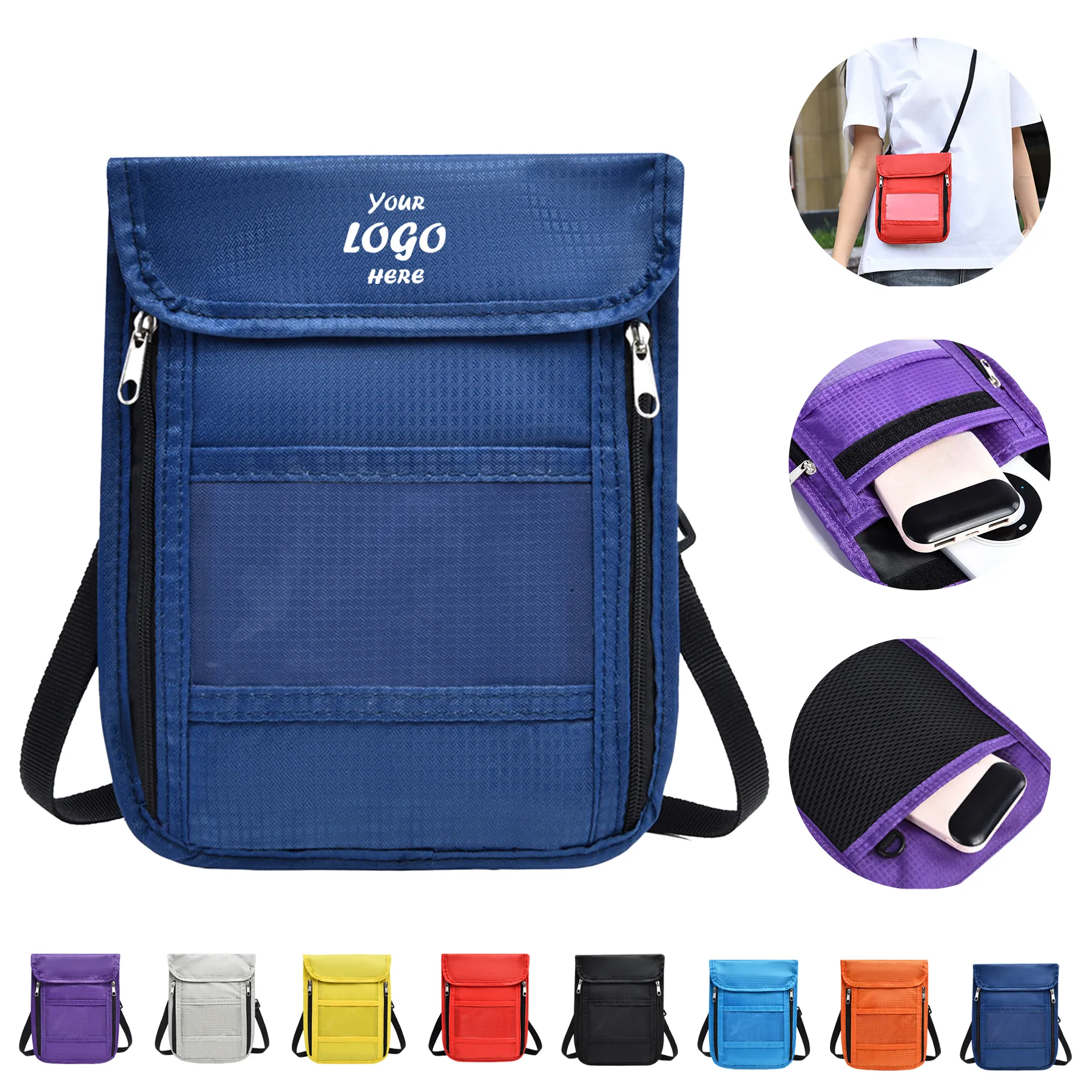Waterproof Neck Passport Travel Pouch
