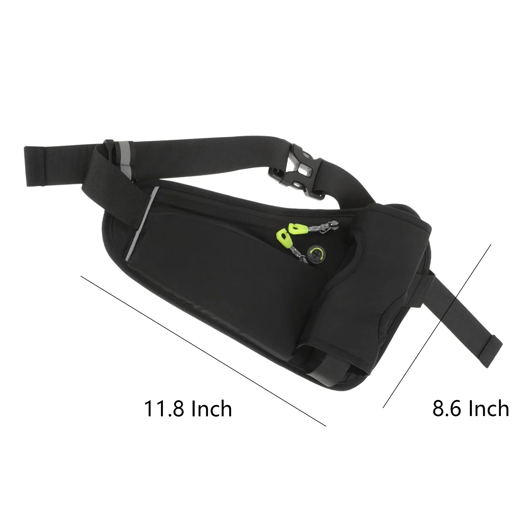 Polyester Waist Pack With Water Bottle Holder - Image 2