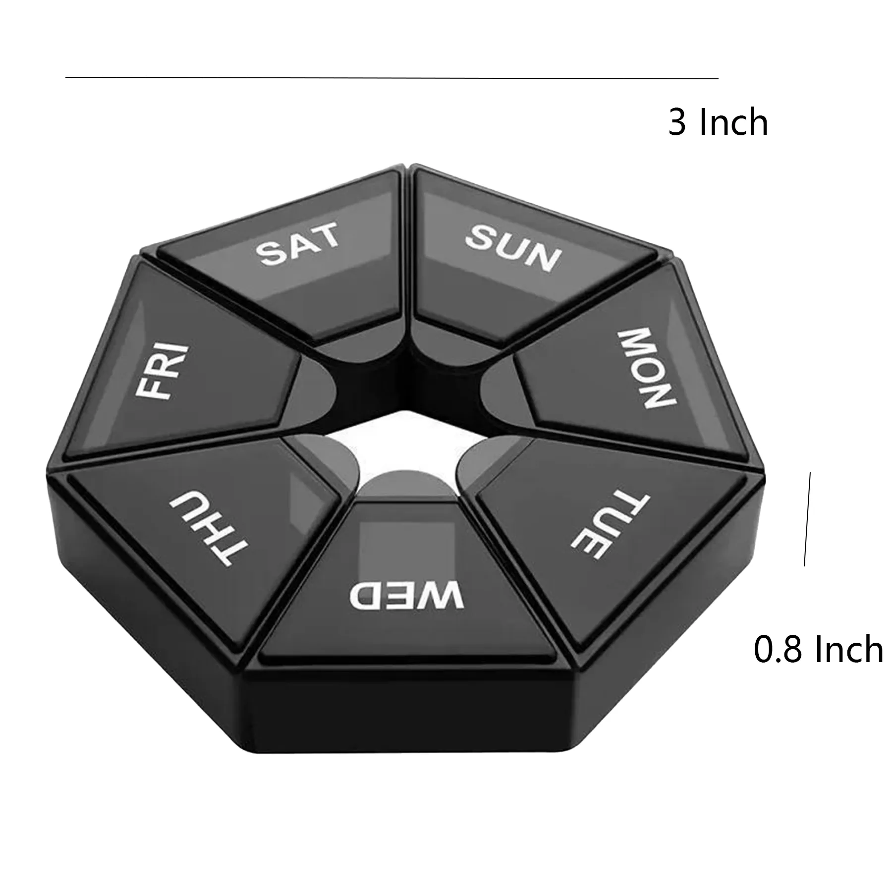 Weekly Silicone Pill Organizer Box - Image 2