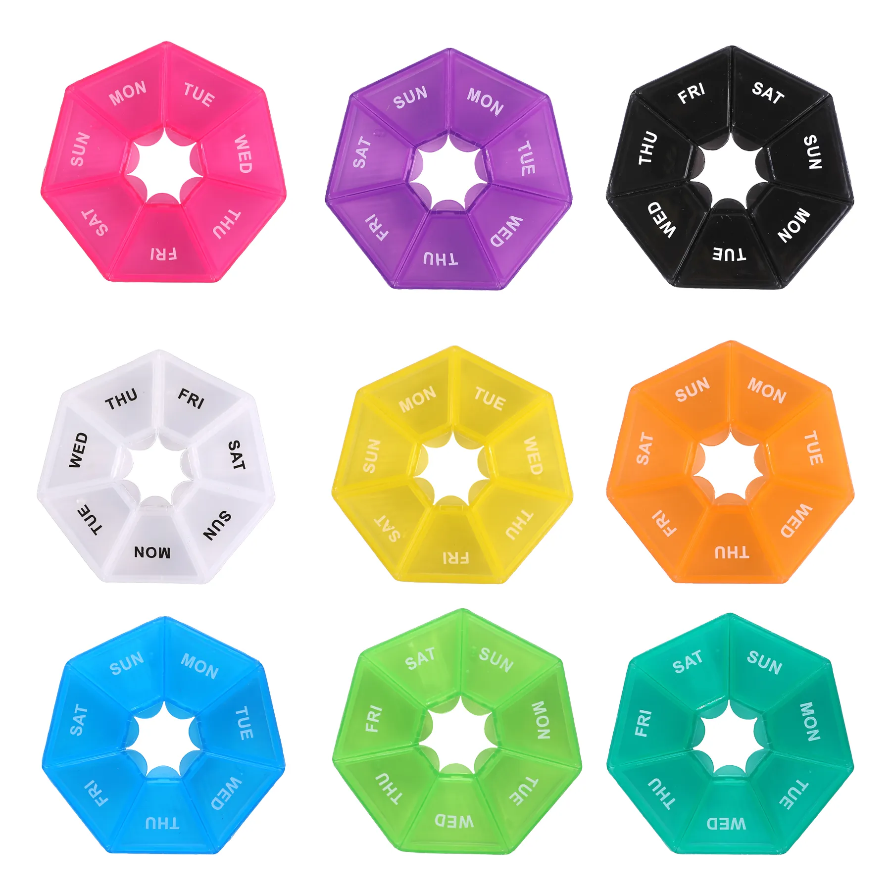 Weekly Silicone Pill Organizer Box - Image 3