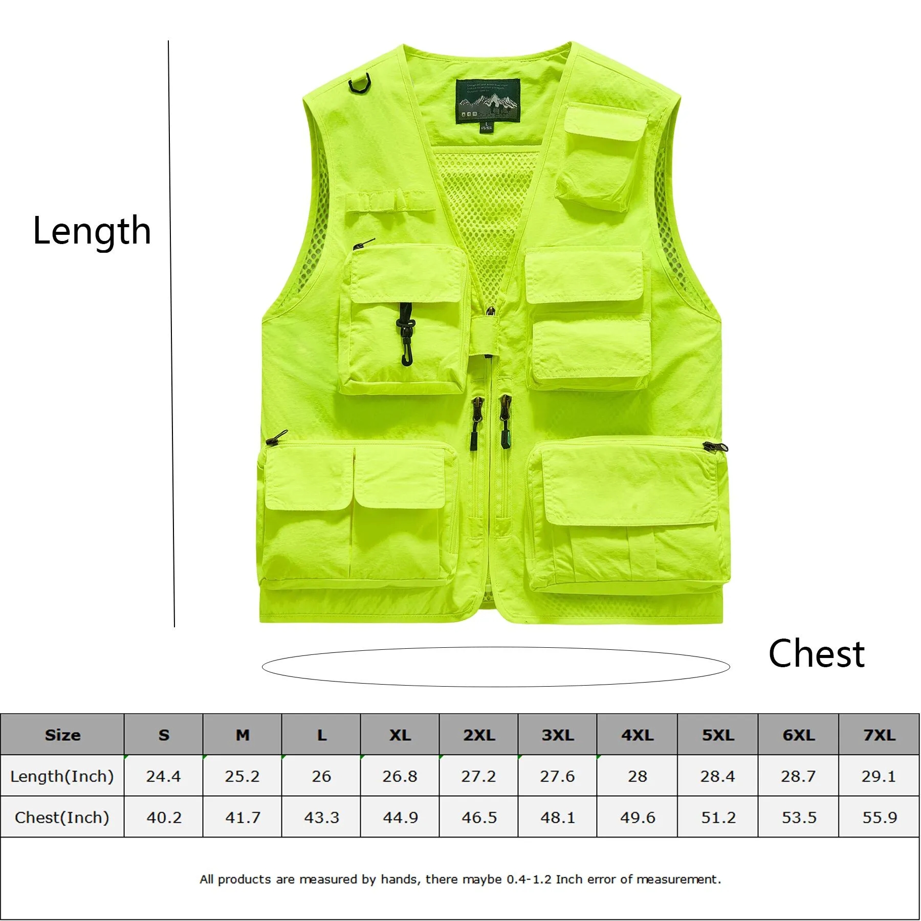 Lightweight Multi Pocket Travel Fishing Vest For Men - Image 2
