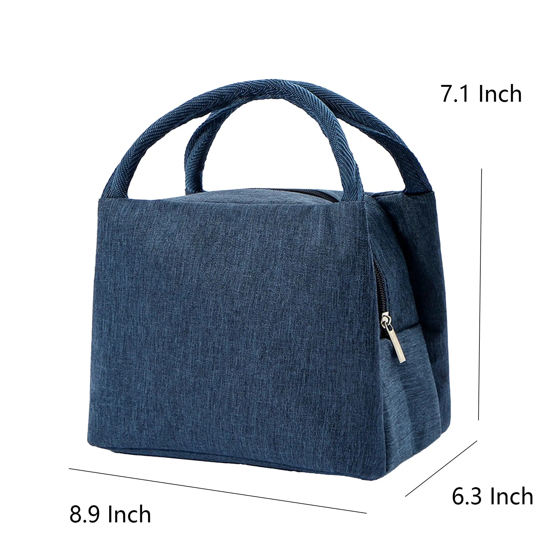 Insulated Foldable Lunch Bag With Wipe Clean Lining - Image 2