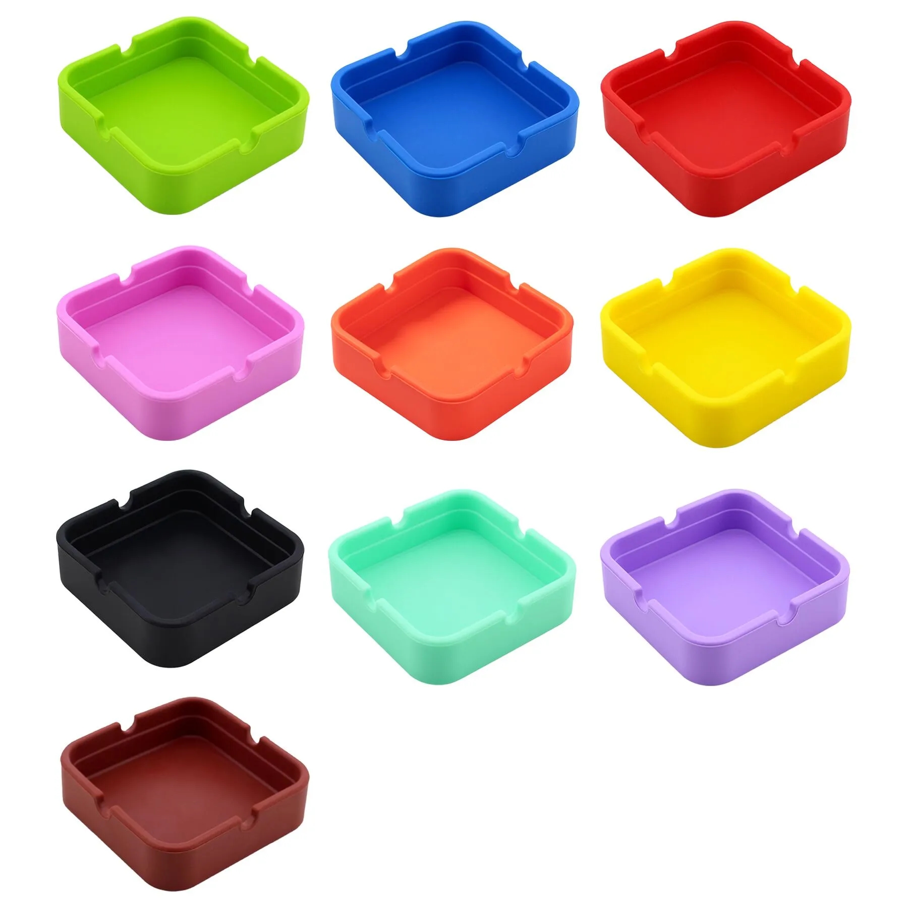 Small Heat Resistant Silicone Ashtray For Tabletop Use - Image 3