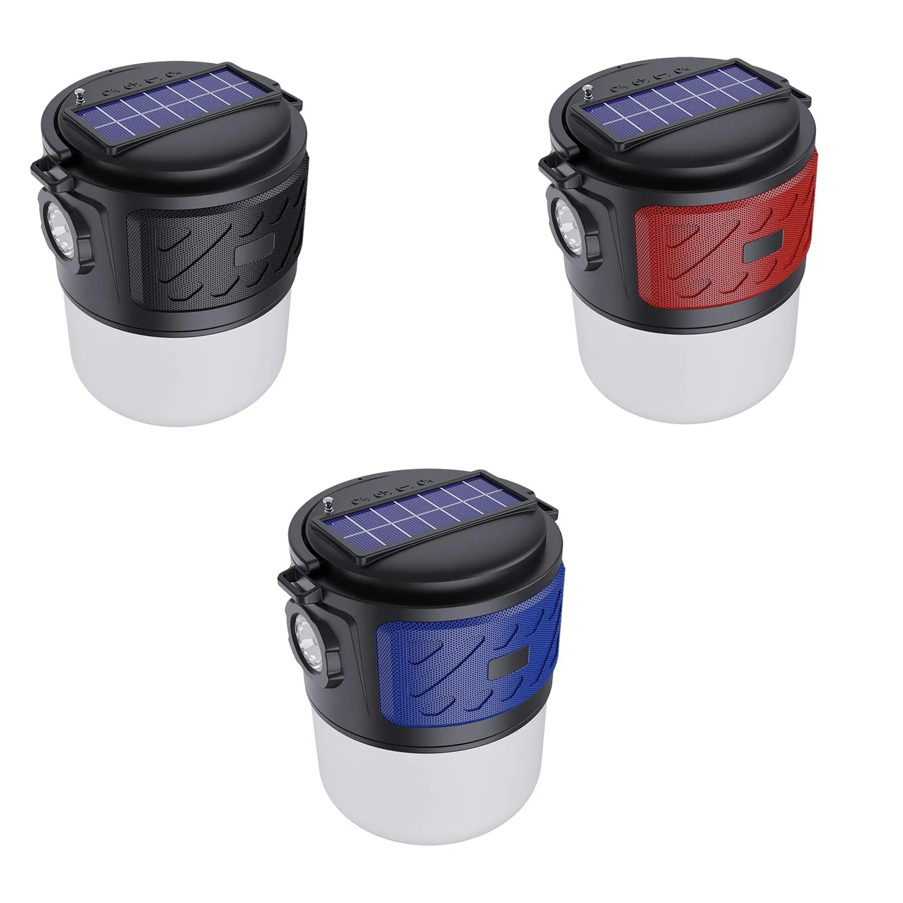 Solar Camping Lantern Speaker With Bluetooth Audio - Image 3