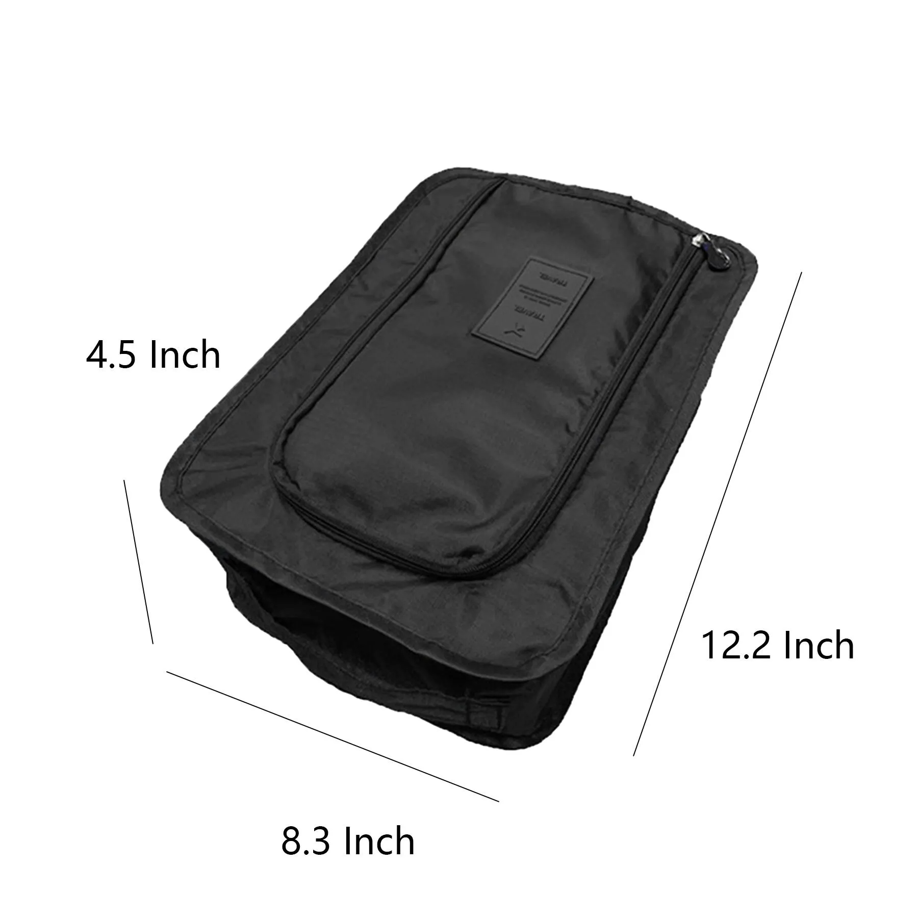 Waterproof Nylon Travel Shoe Bag With Mesh Layer - Image 2