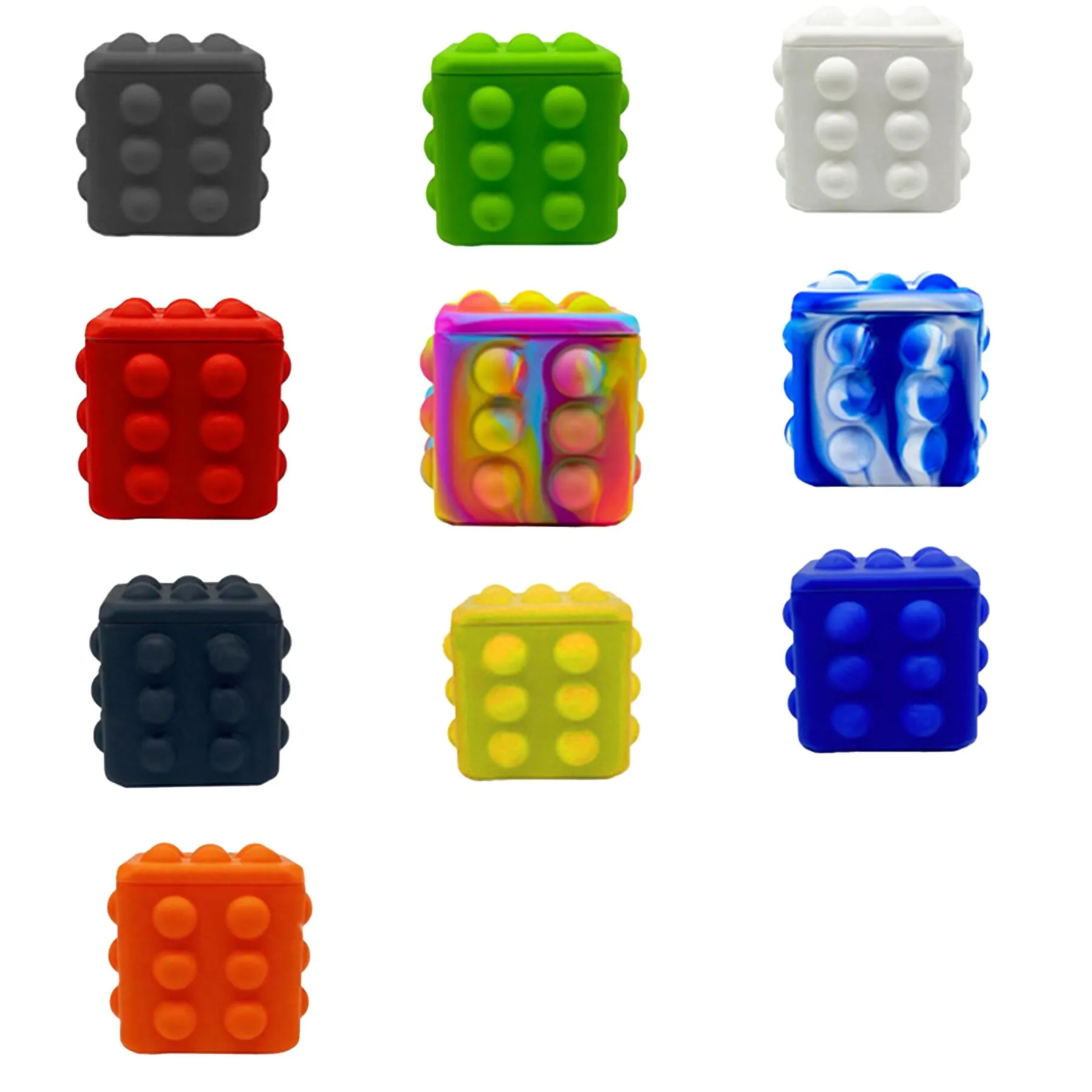 Silicone Stress Relief Cube Toy - Image 3