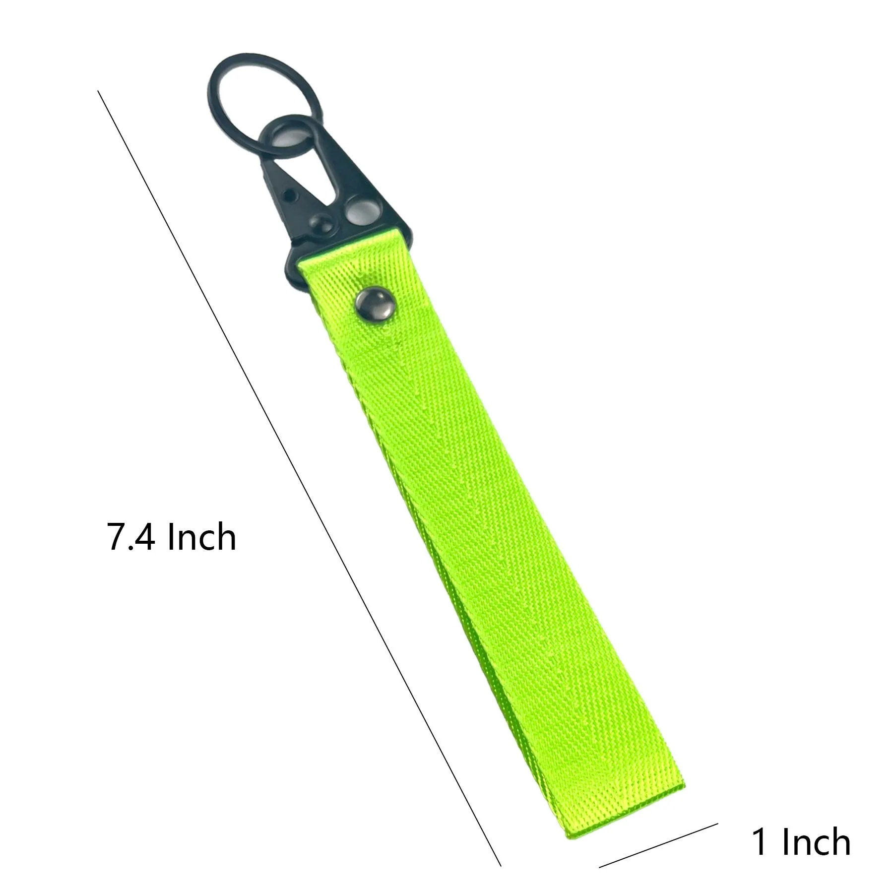 Nylon Wrist Keychain With Eagle Buckle - Image 2