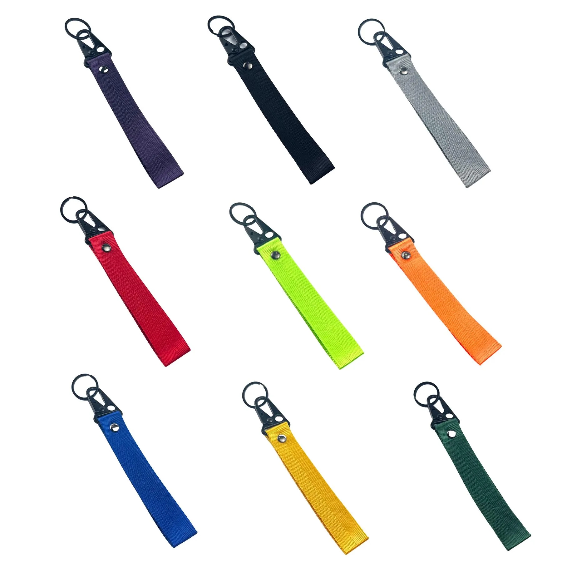 Nylon Wrist Keychain With Eagle Buckle - Image 3