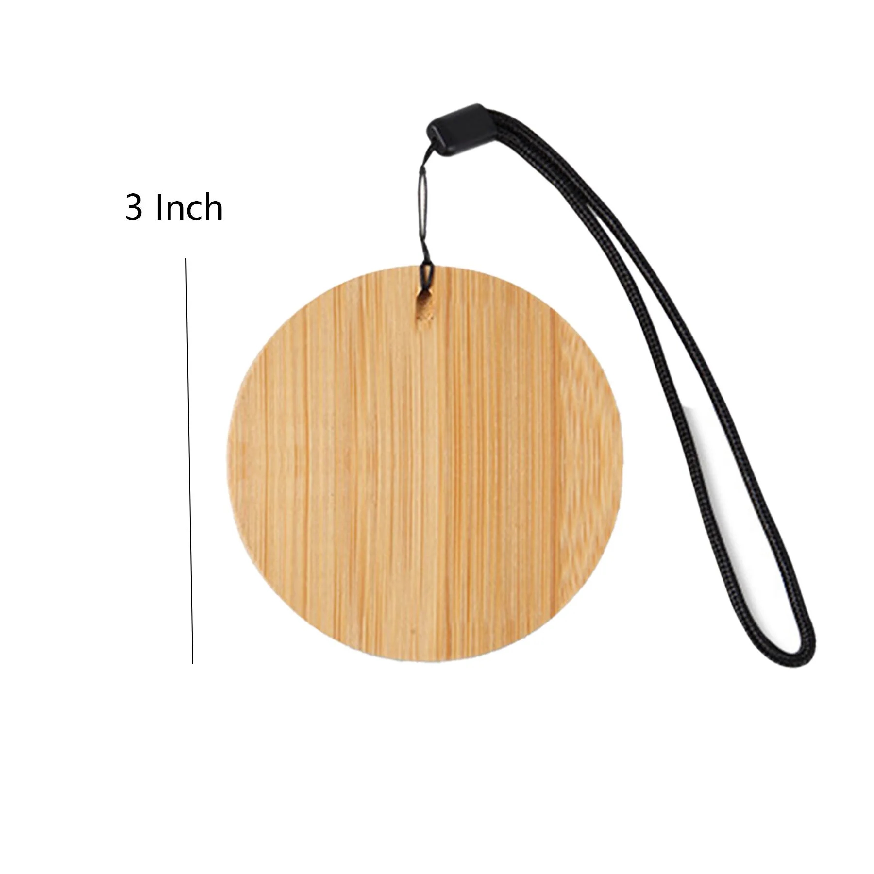 Eco-Friendly Bamboo Round Charging Cable Kit - Image 2